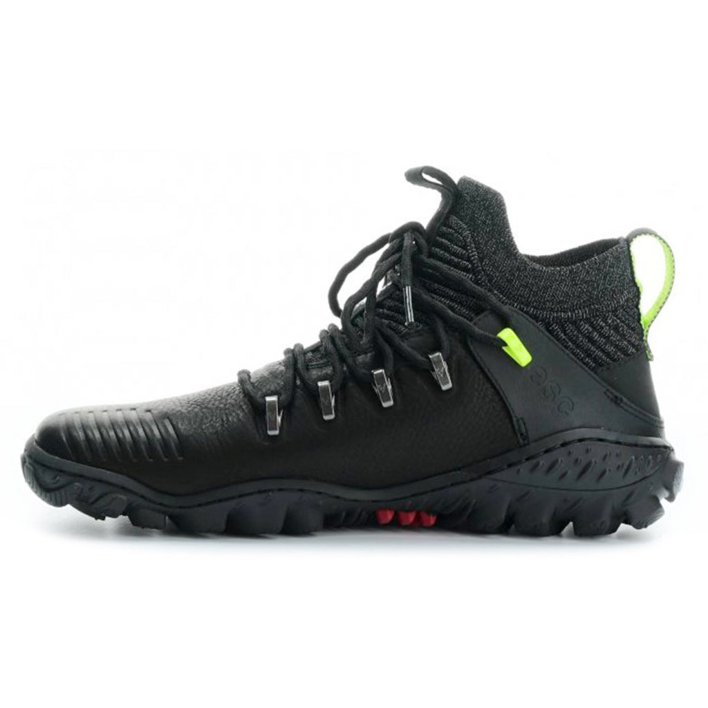 Vivobarefoot Magna Forest ESC Leather Textile Womens Sneakers#color_obsidian lime