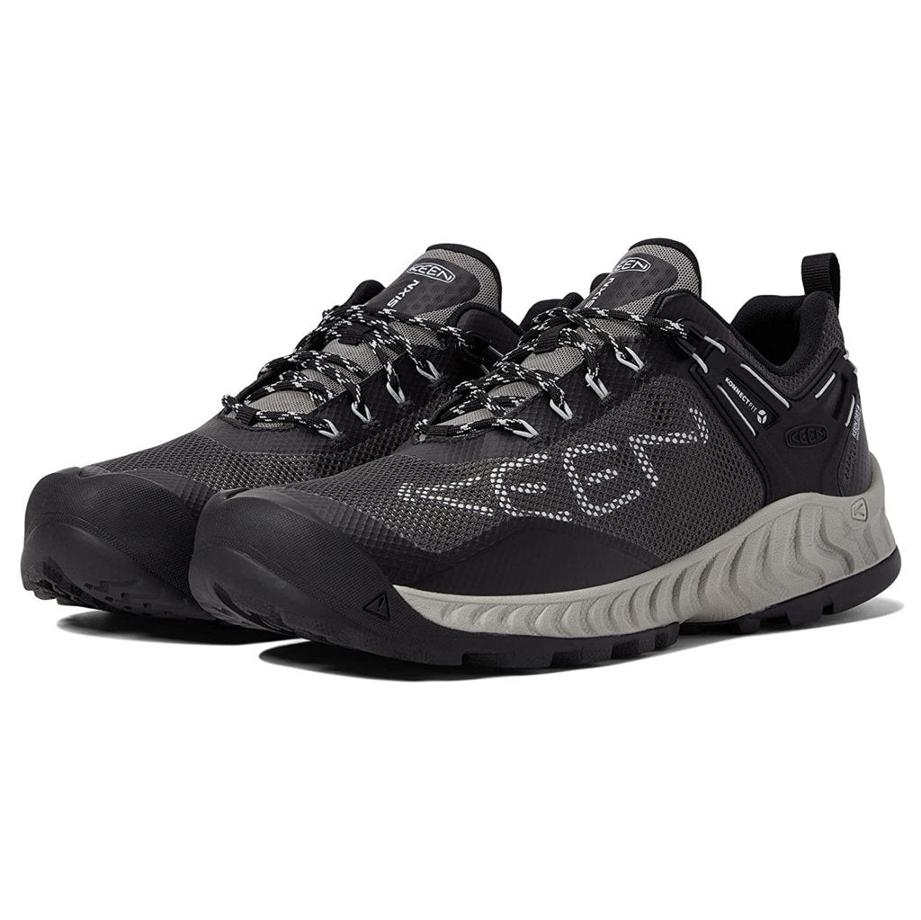 Keen NXIS EVO Mesh Men's Lightweight Waterproof Hiking Sneakers#color_magnet vapor