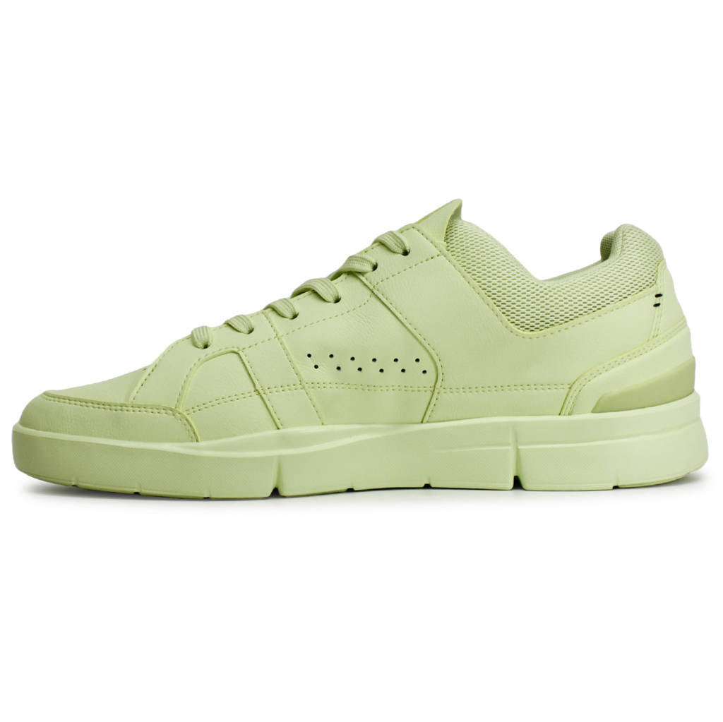 On The Roger Clubhouse Synthetic Leather Mens Sneakers#color_hay