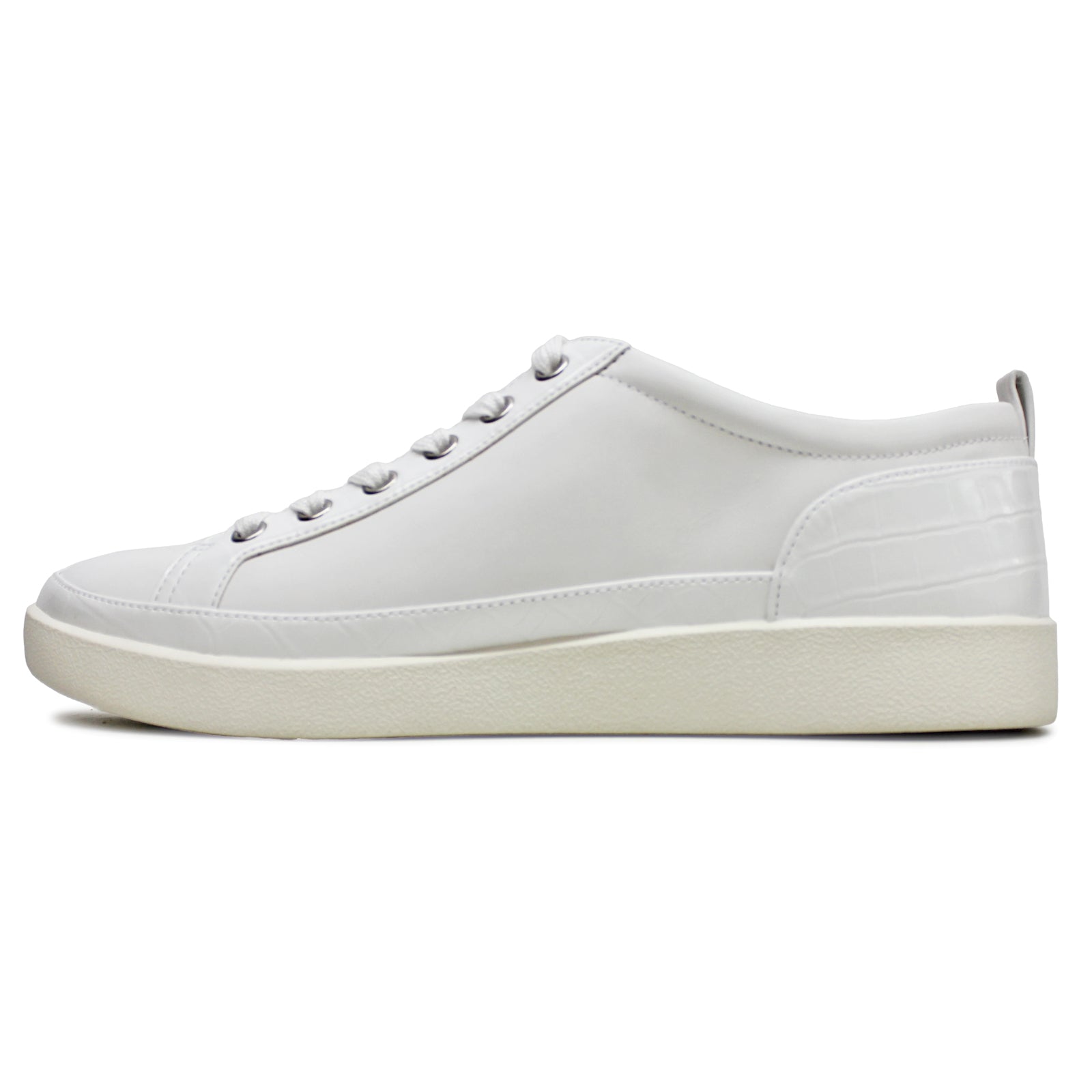 Vionic Winny Leather Womens Trainers#color_white