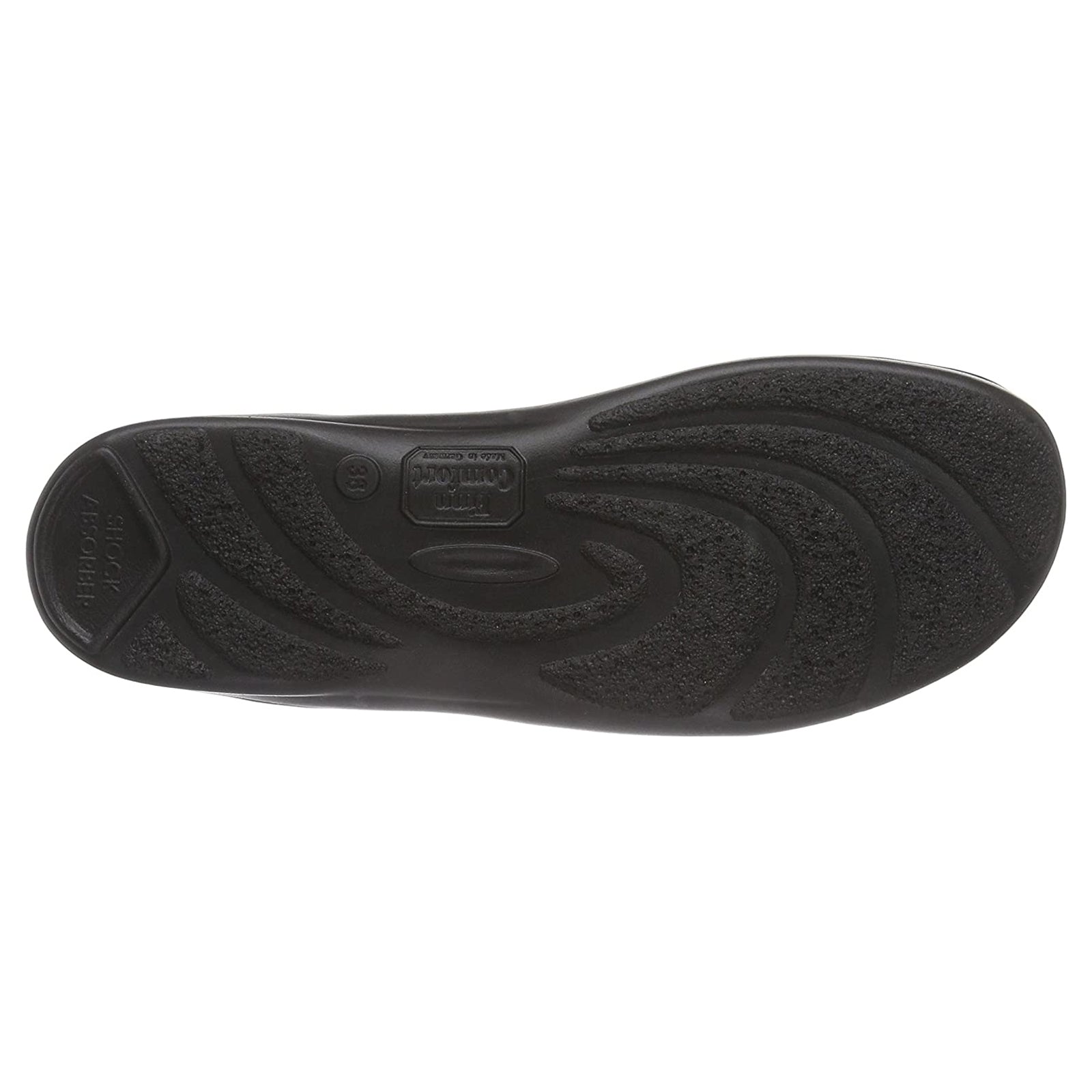 Finn Comfort Soho Leather Womens Shoes#color_black