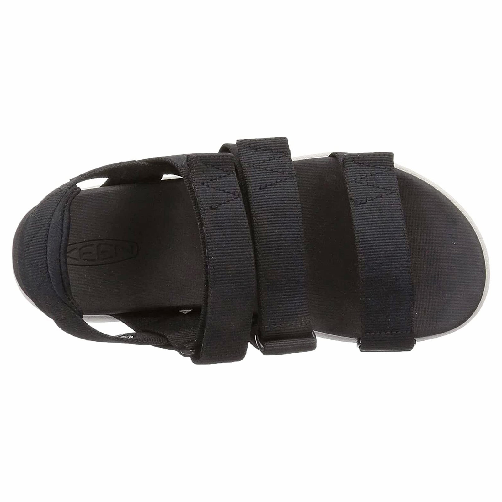 Keen Elle Strappy Textile Womens Sandals#color_black vapor
