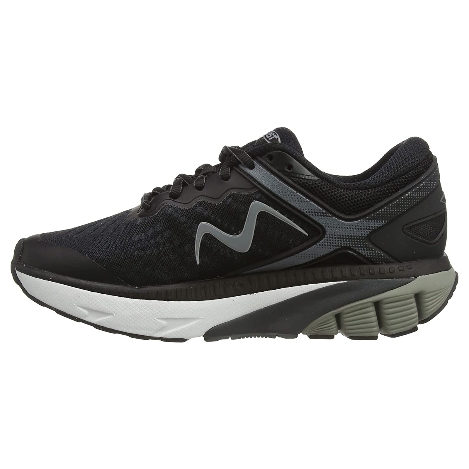 MBT MTR-1500 II 702888-257Y Textile Synthetic Mens Trainers - Black Black - 43.5#color_black black