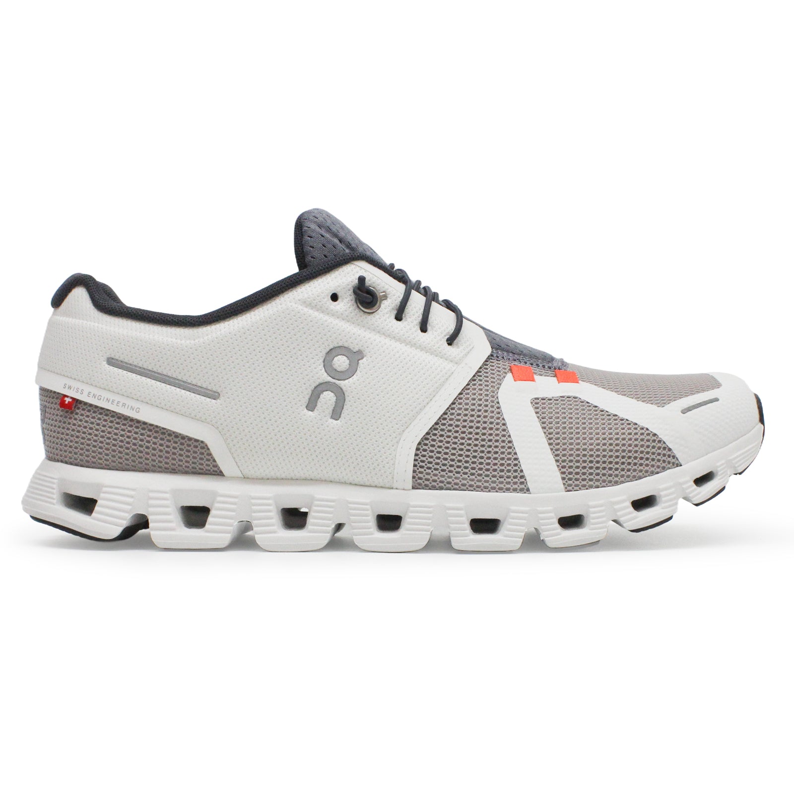 On Cloud 5 Push Textile Men's Running Shoes#color_pearl fossil