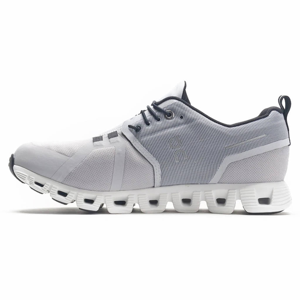 On Cloud 5 Waterproof Textile Synthetic Mens Sneakers#color_glacier white