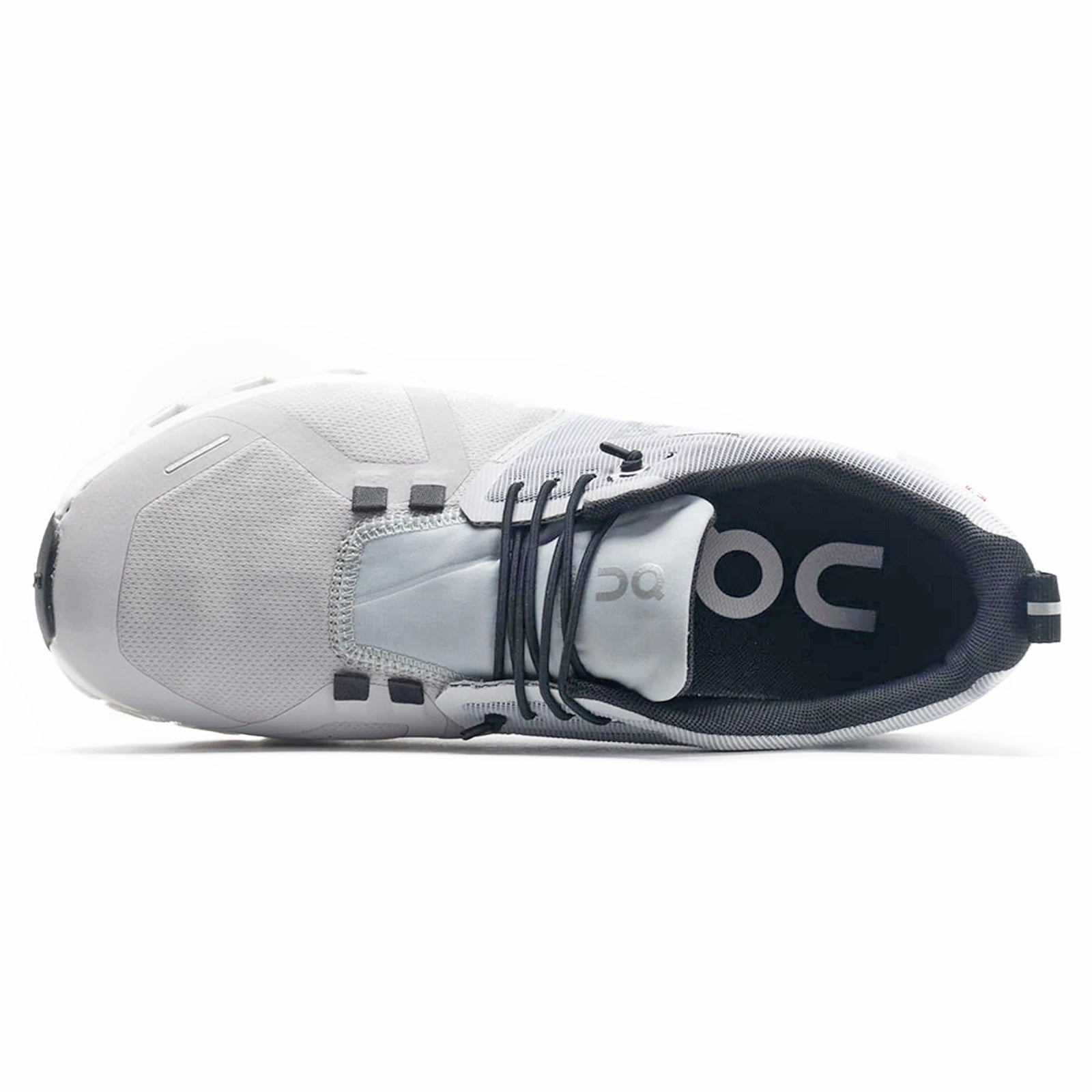 On Cloud 5 Waterproof 59-98841 Textile Synthetic Mens Trainers - Glacier White - 43#color_glacier white