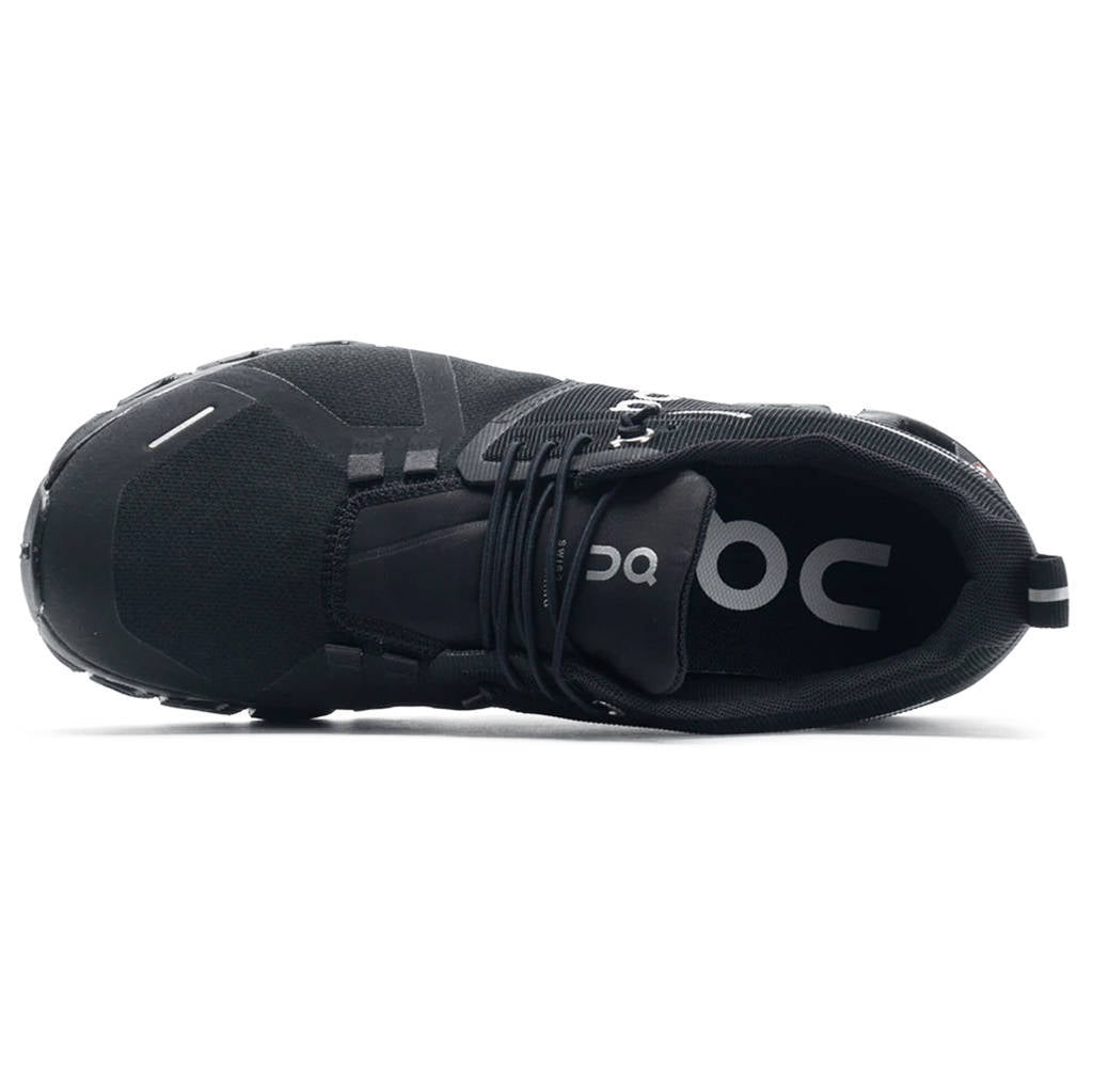 On Cloud 5 Waterproof Textile Synthetic Mens Sneakers#color_all black