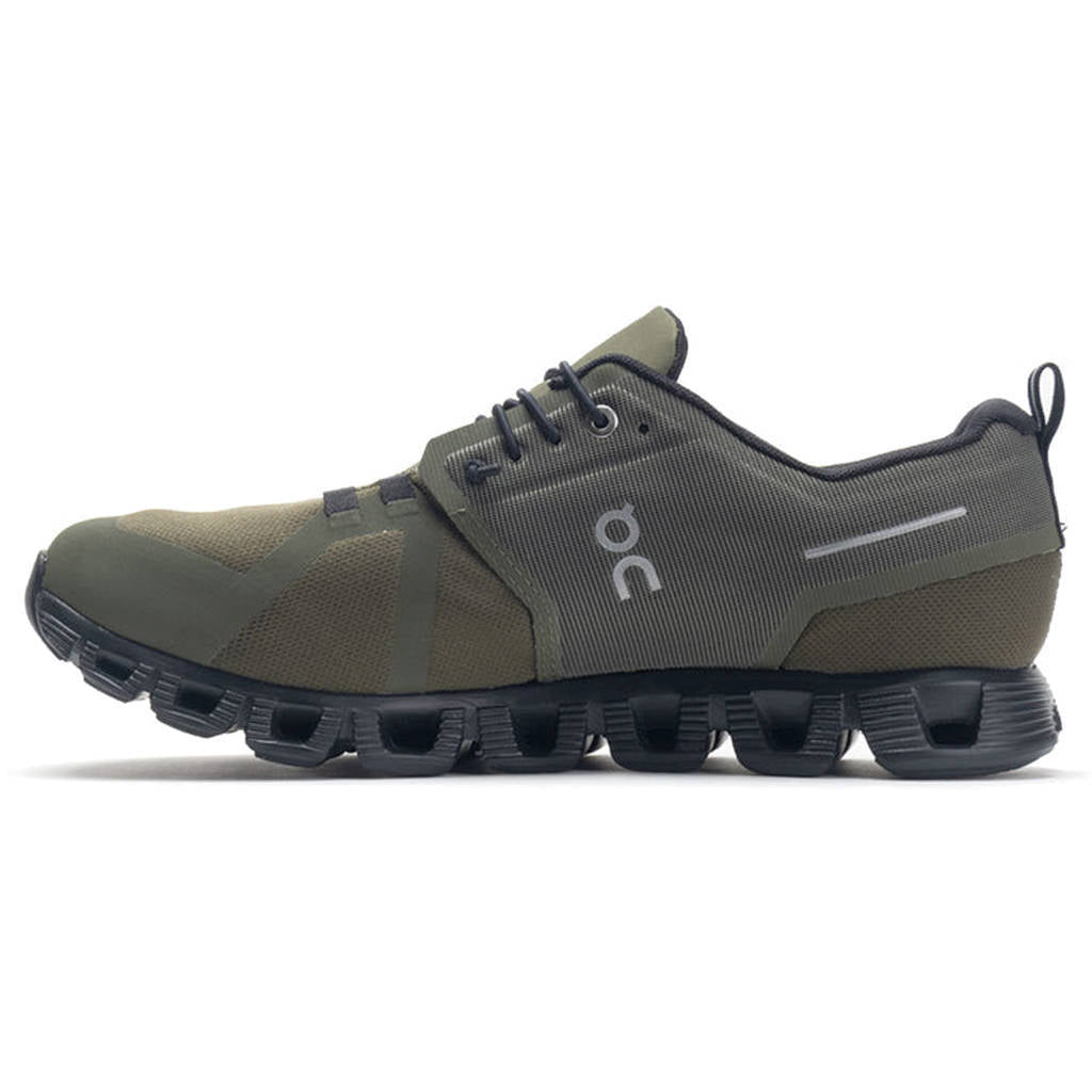 On Cloud 5 Waterproof Textile Synthetic Mens Sneakers#color_olive black