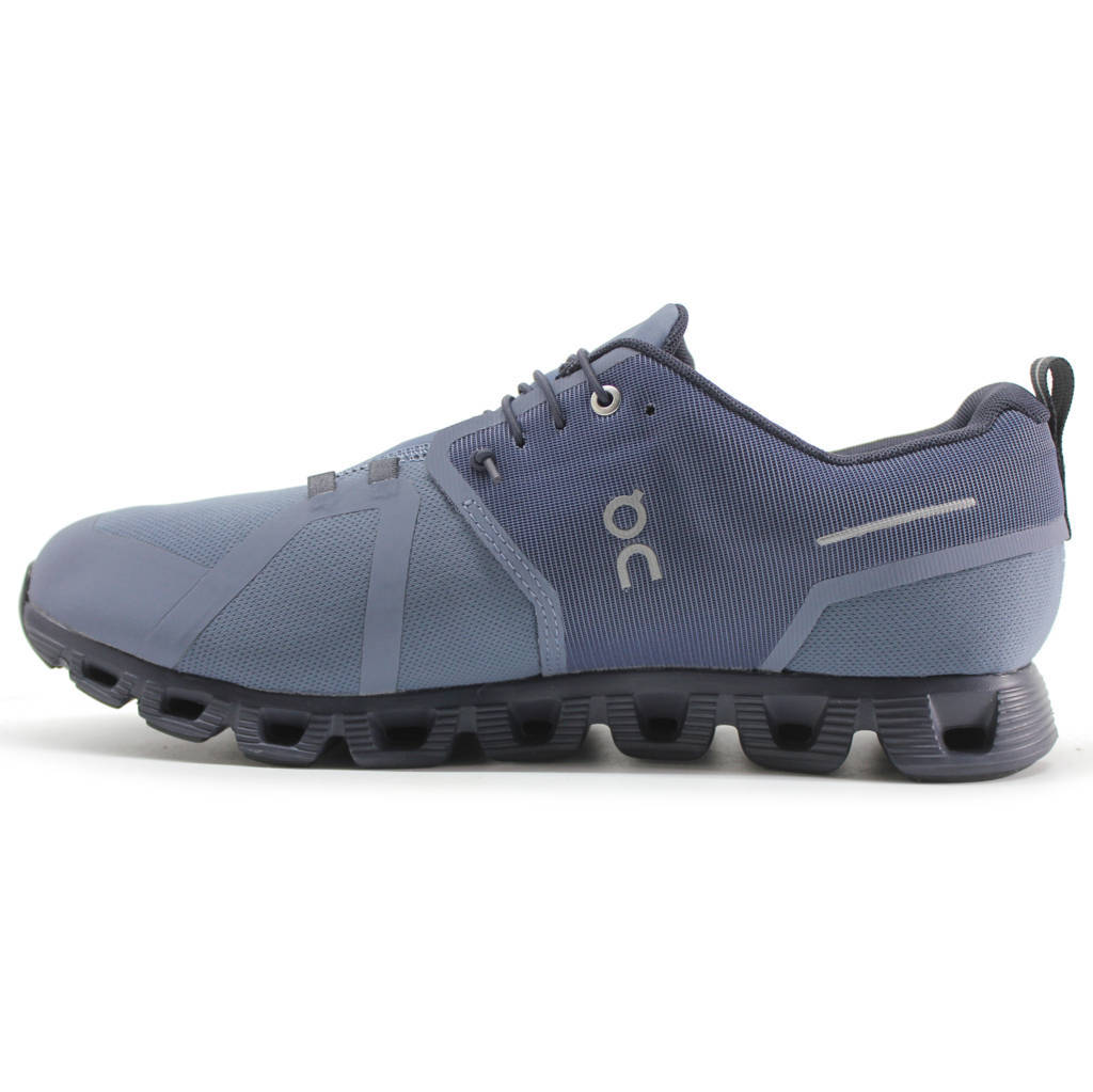 On Cloud 5 Waterproof Textile Synthetic Mens Sneakers#color_metal navy