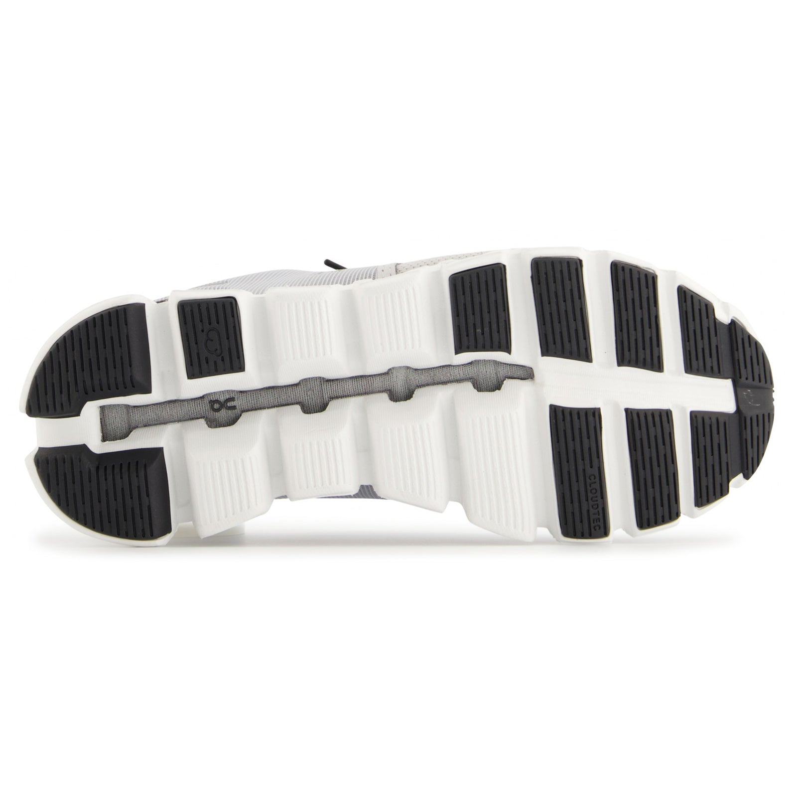 On Cloud 5 Waterproof Textile Synthetic Womens Trainers#color_glacier white