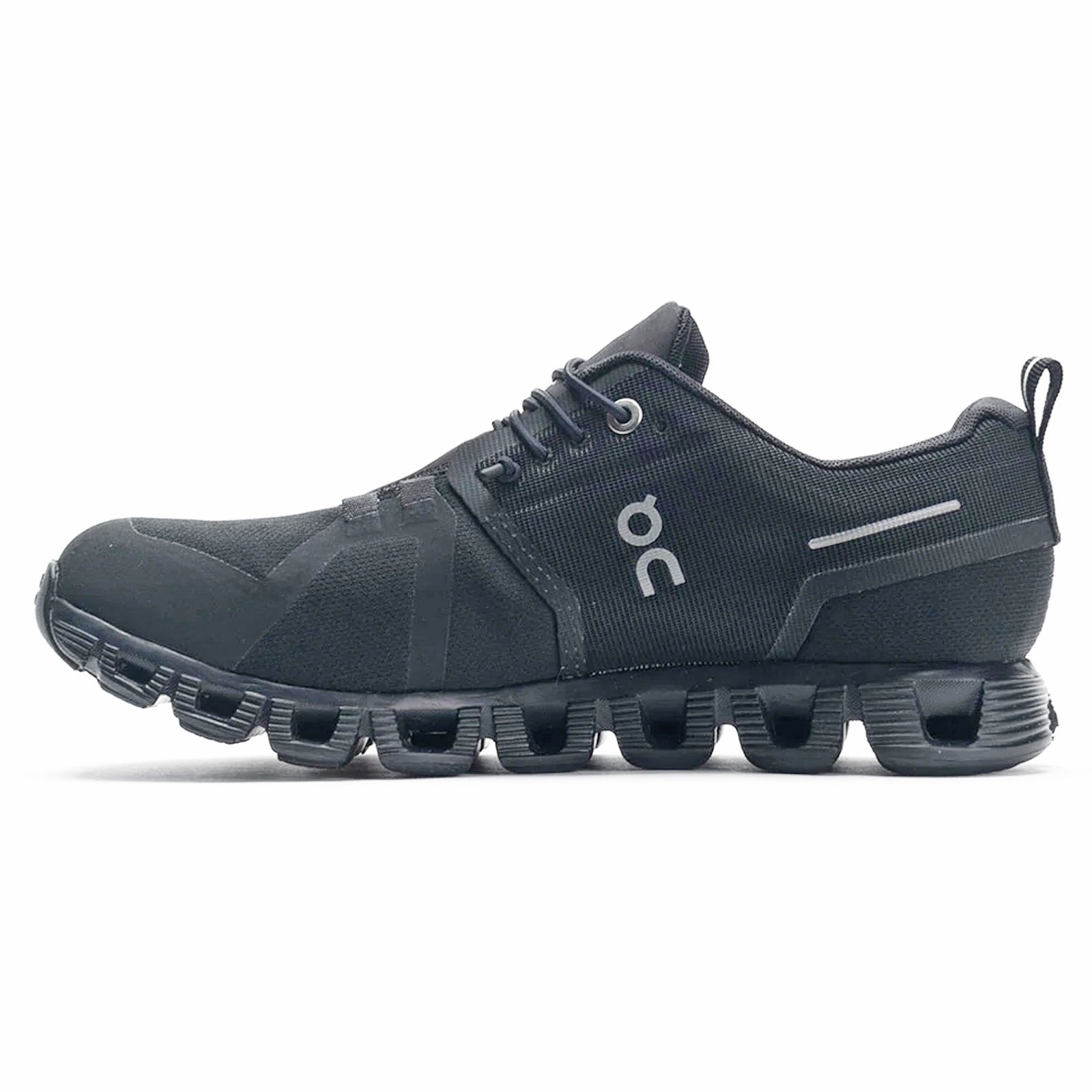 On Cloud 5 Waterproof 59-98838 Textile Synthetic Womens Trainers - All Black - 36#color_all black