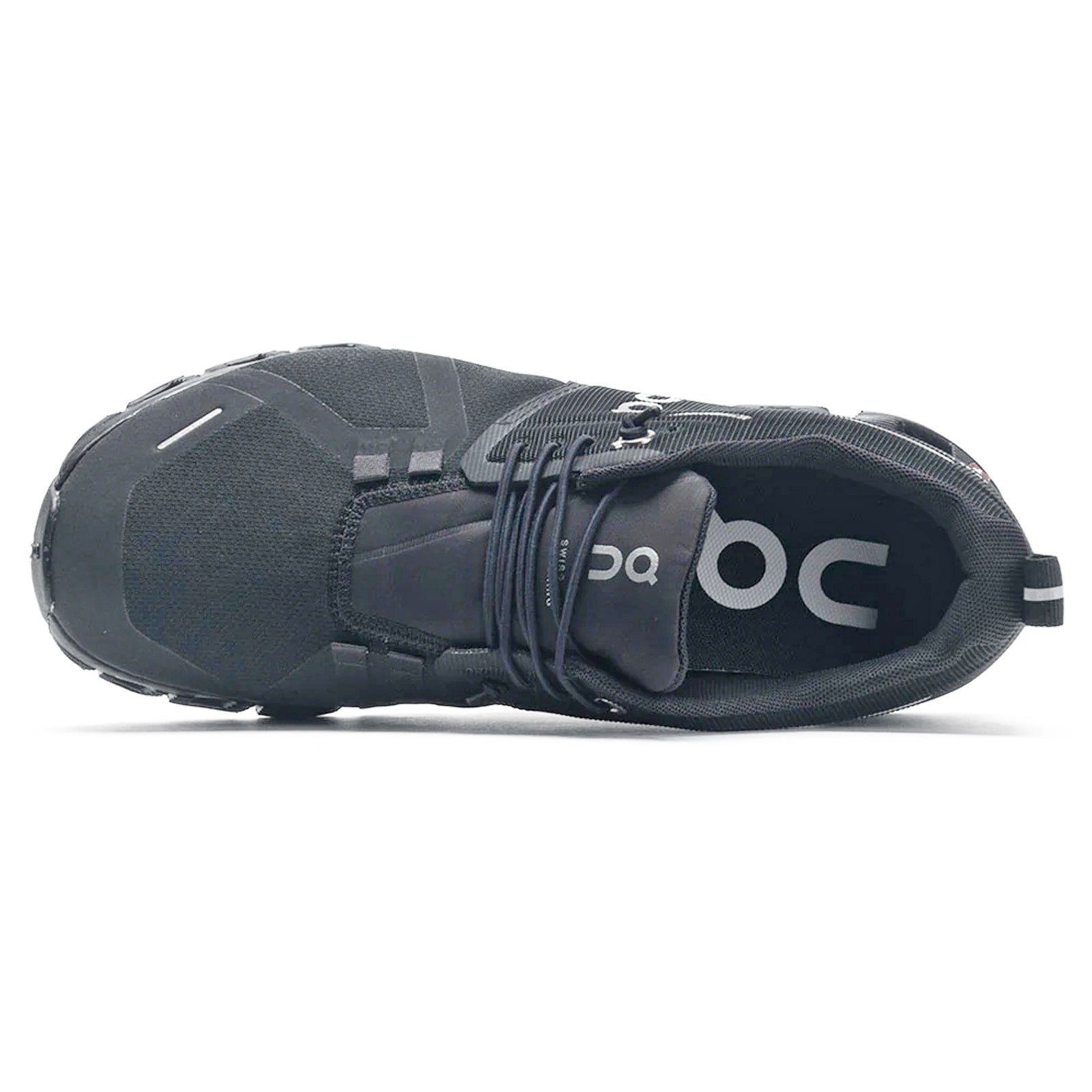 On Cloud 5 Waterproof 59-98838 Textile Synthetic Womens Trainers - All Black - 36#color_all black