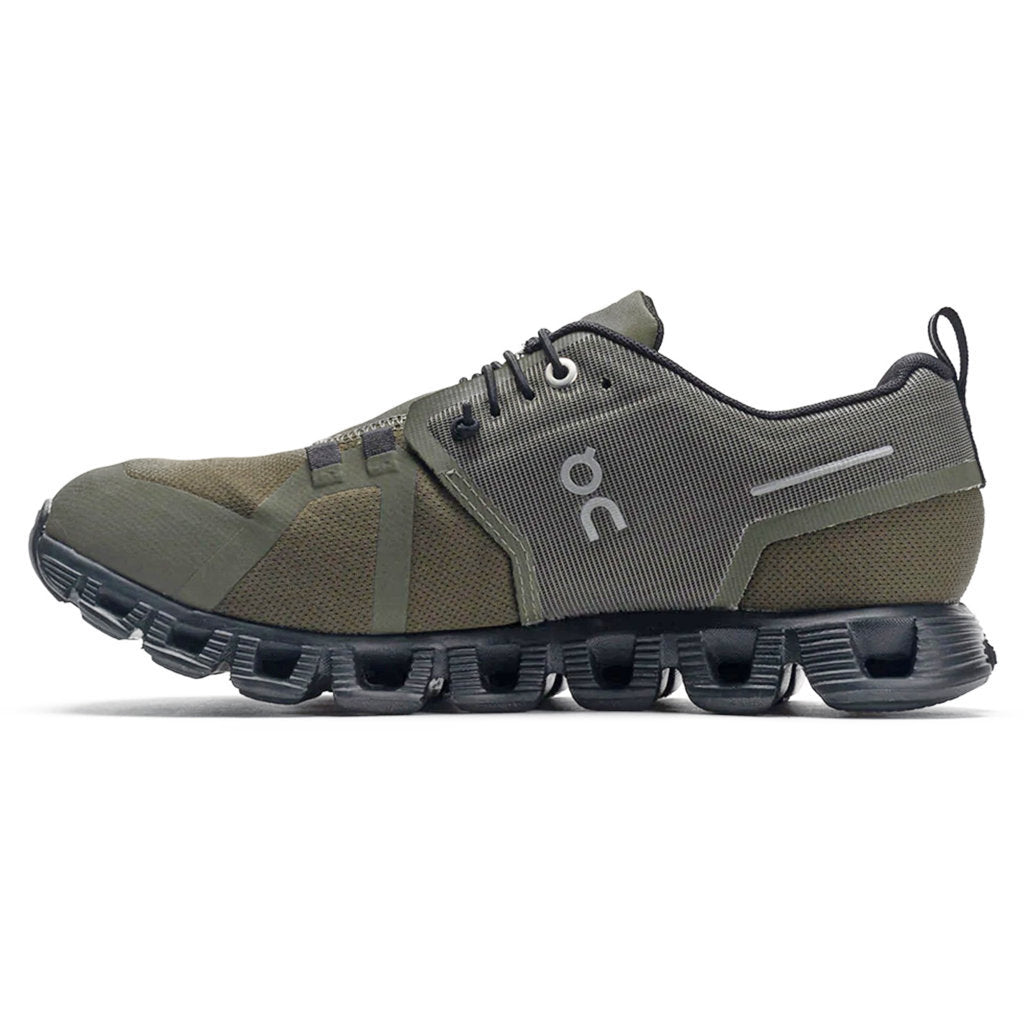 On Cloud 5 Waterproof Textile Synthetic Women's Sneakers#color_olive black