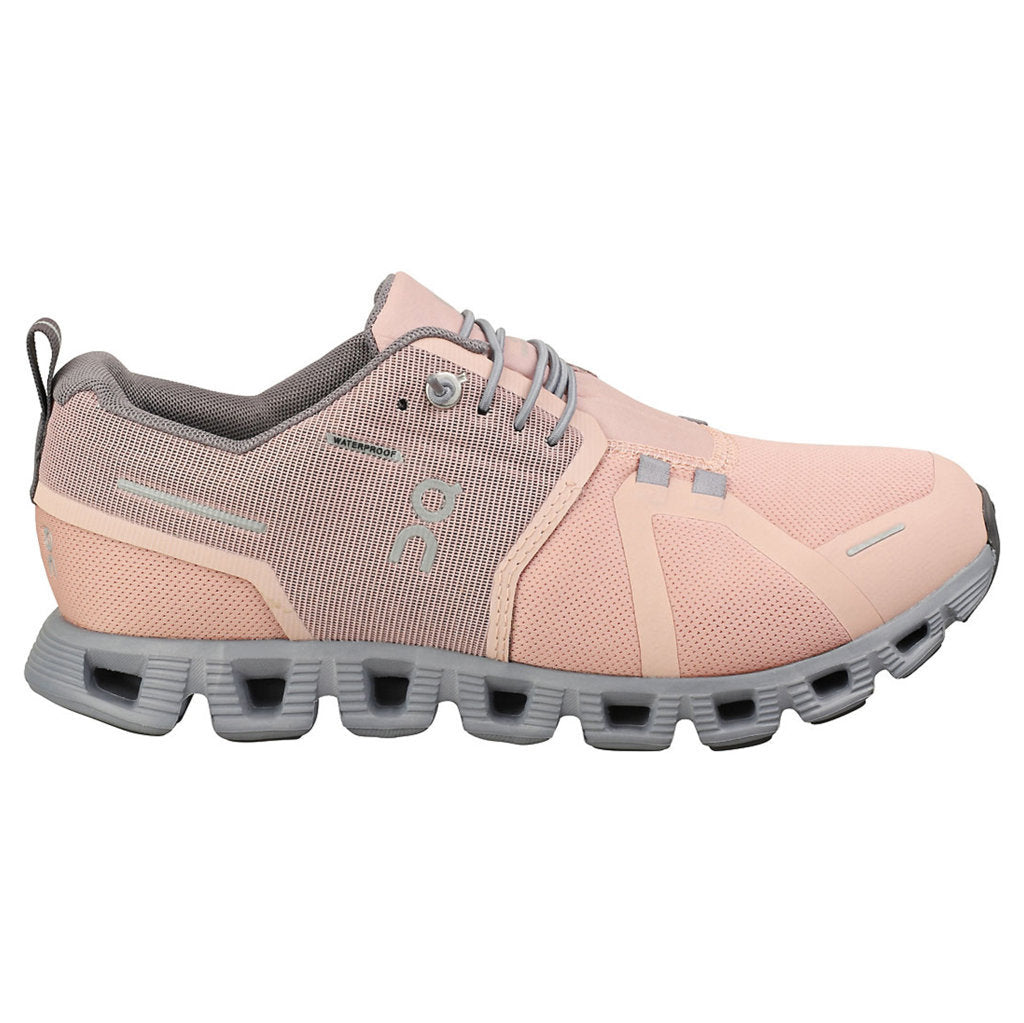 On Cloud 5 Waterproof Textile Synthetic Women's Sneakers#color_rose fossil