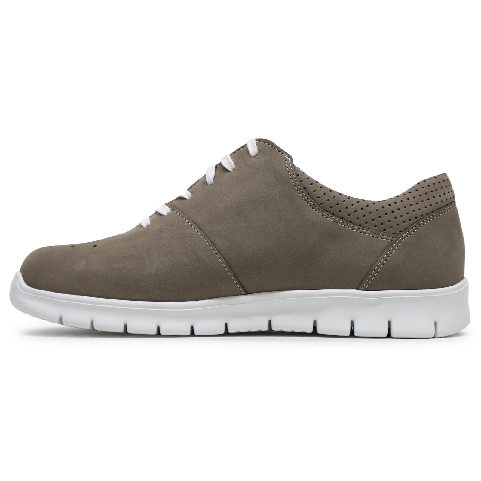 Finn Comfort Barletta Nubuck Womens Trainers#color_rock