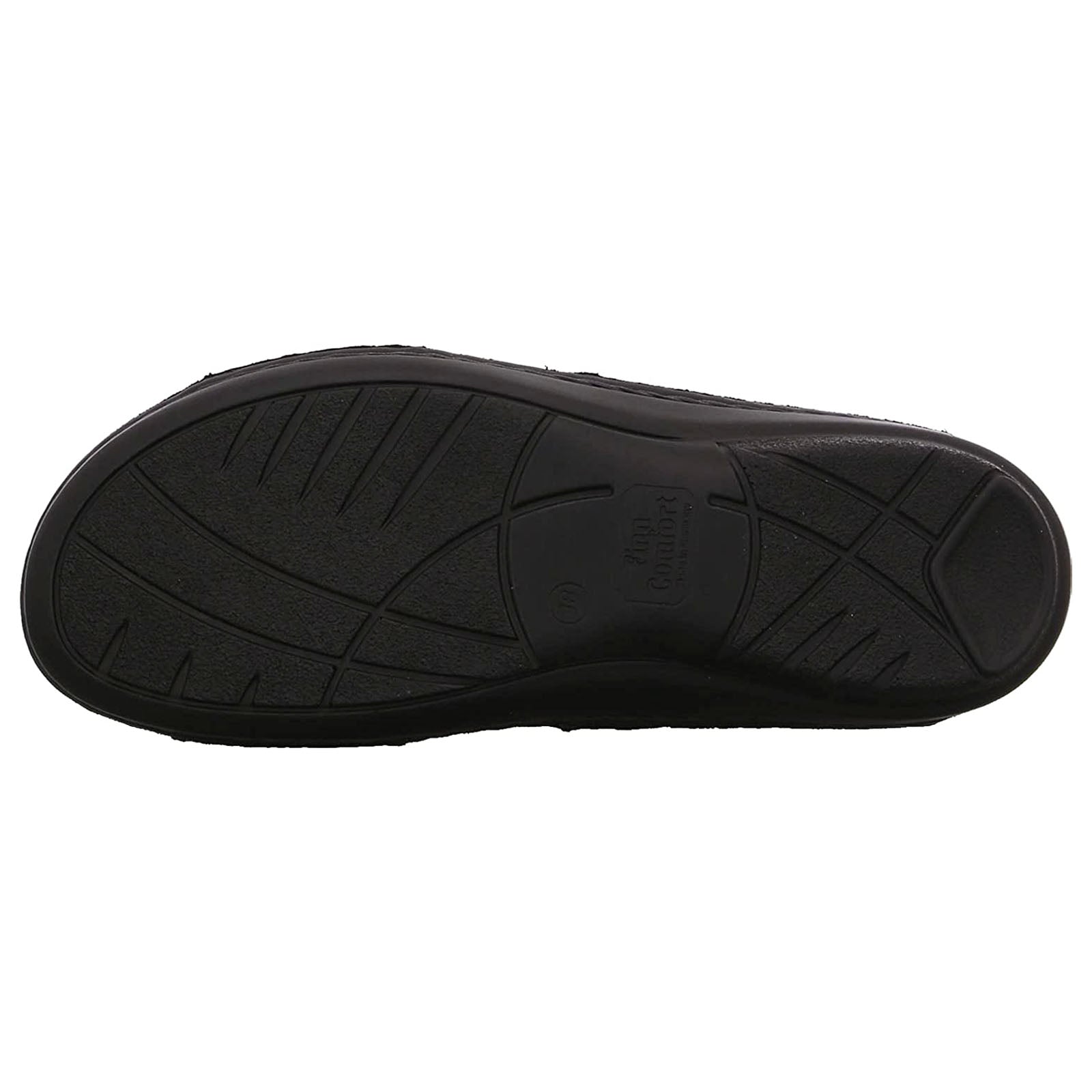 Finn Comfort Verin Nubuck Womens Sandals#color_black