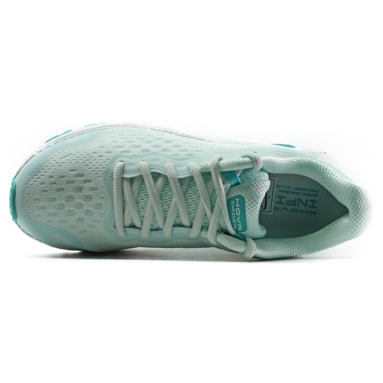 Under Armour HOVR Infinite 3 Synthetic Textile Womens Trainers#color_green white