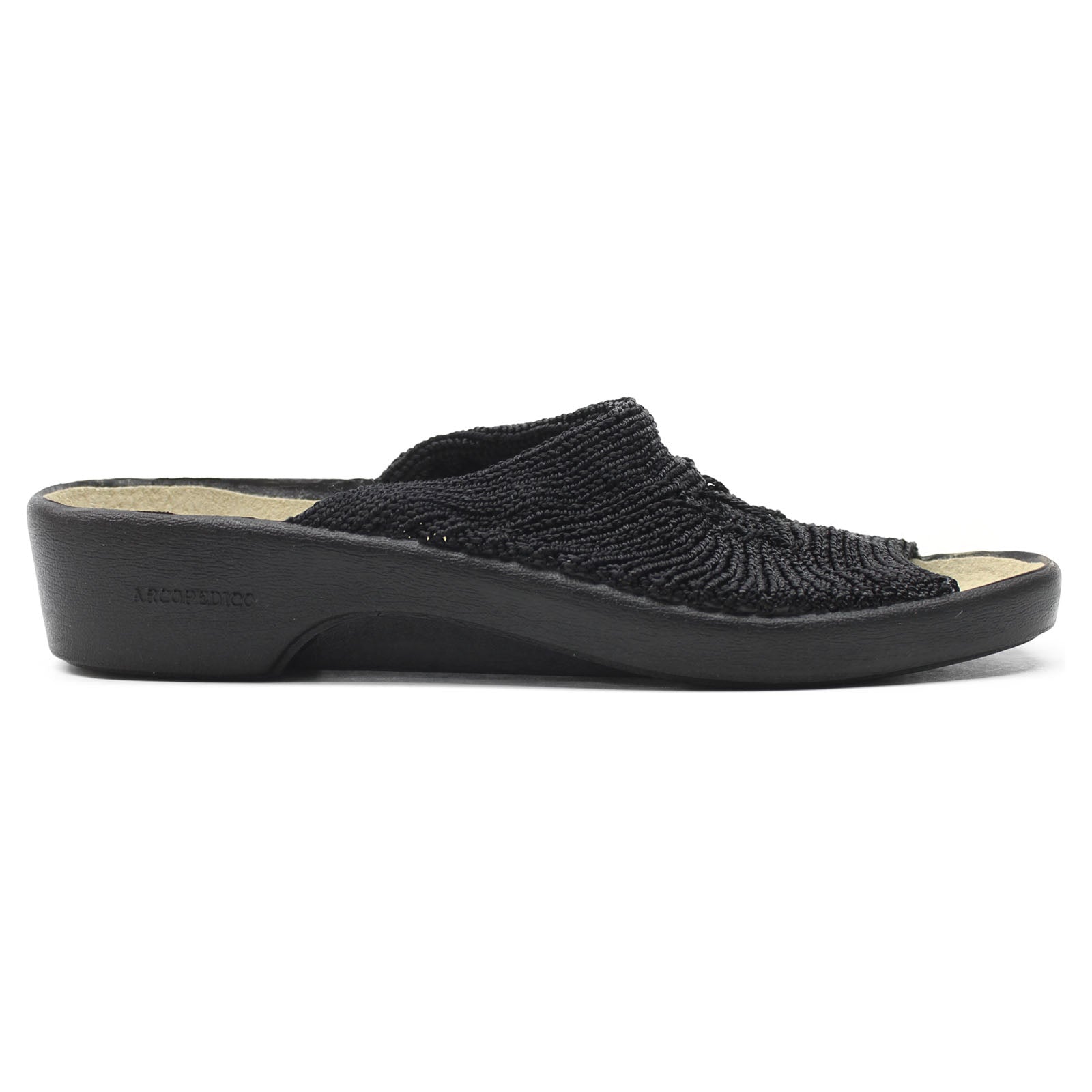 Arcopedico Splash Textile Womens Sandals#color_black