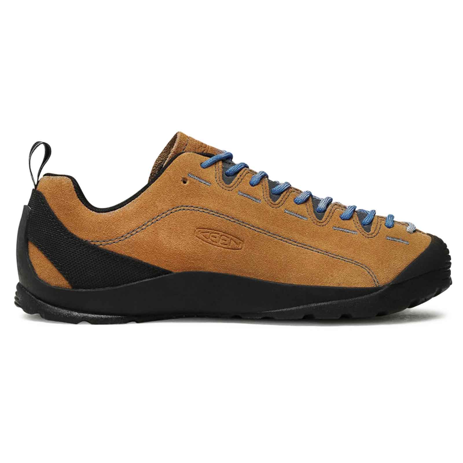 Keen Jasper Suede Womens Sneakers#color_cathay spice orion blue