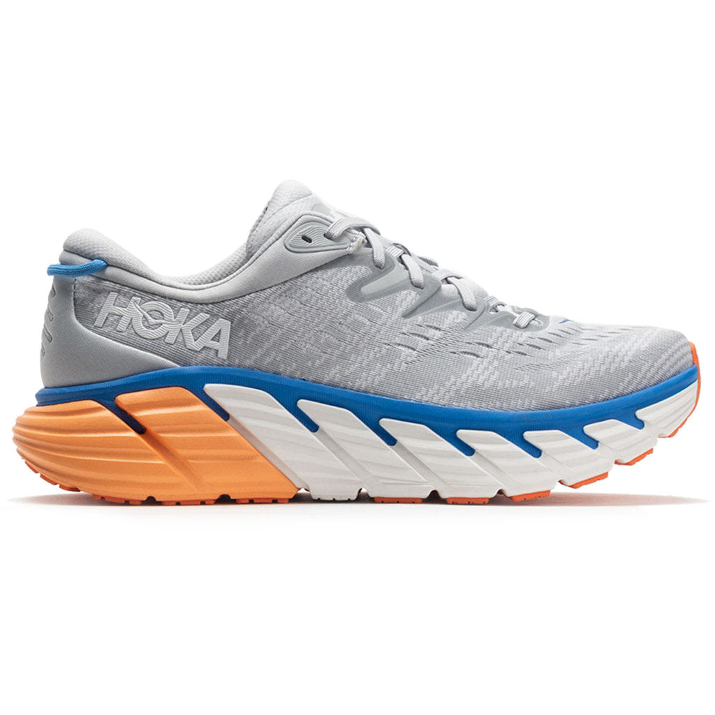 Hoka One One Gaviota 4 Mesh Men's Low-Top Road Running Sneakers#color_harbor mist nimbus cloud