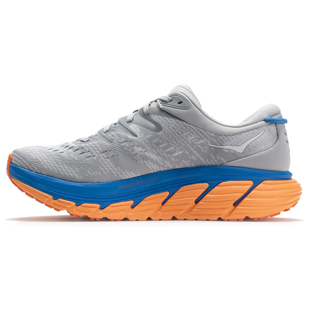 Hoka One One Gaviota 4 Mesh Men's Low-Top Road Running Sneakers#color_harbor mist nimbus cloud