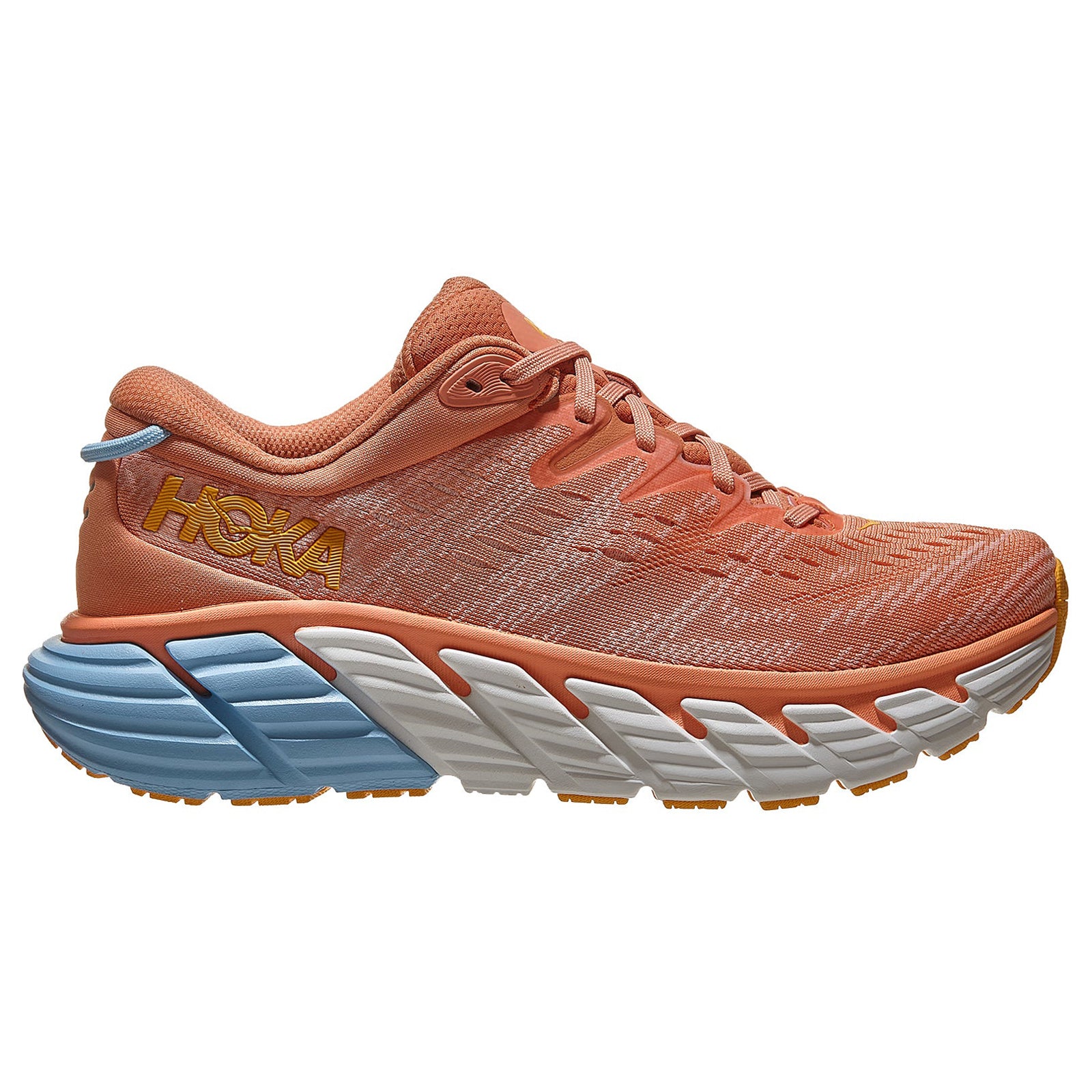 Hoka Gaviota 4 Mesh Women's Running Shoes#color_shell coral peach parfait