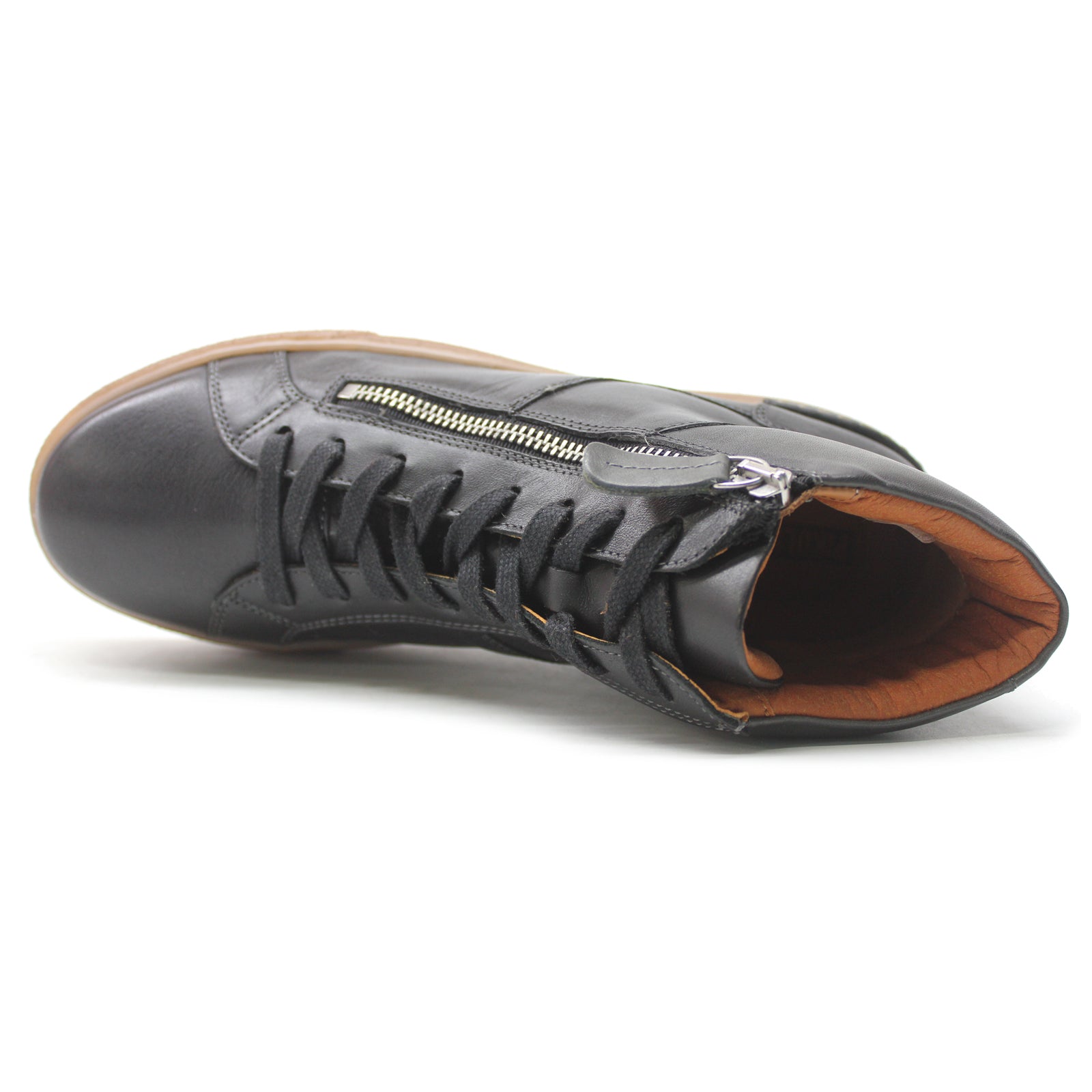 Pikolinos Vitoria W0T-7559 Leather Womens Trainers#color_black black