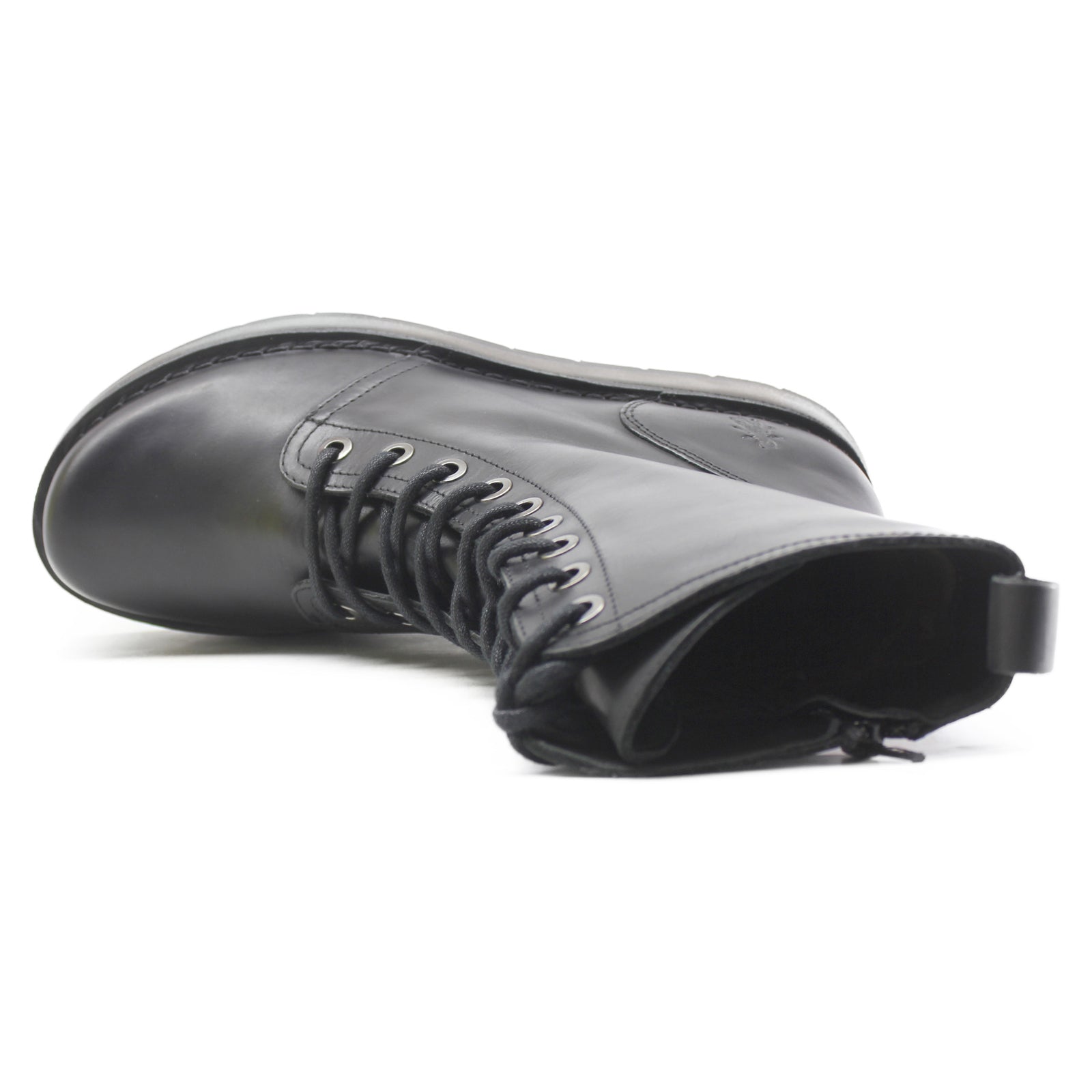 Fly London RAMI043FLY P211043000 Rug Leather Womens Boots - Black - 39#color_black