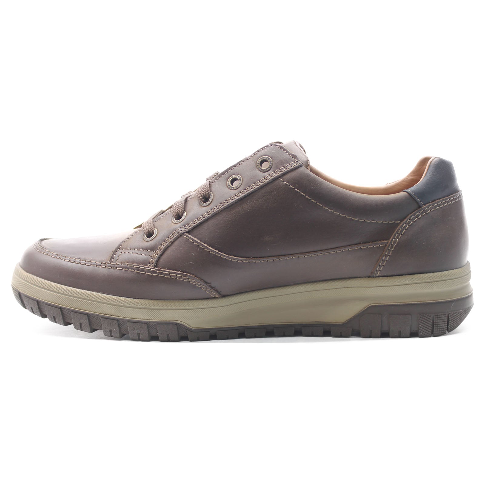 Mephisto Paco P5128832 Leather Mens Trainers - Tobacco - 42#color_tobacco