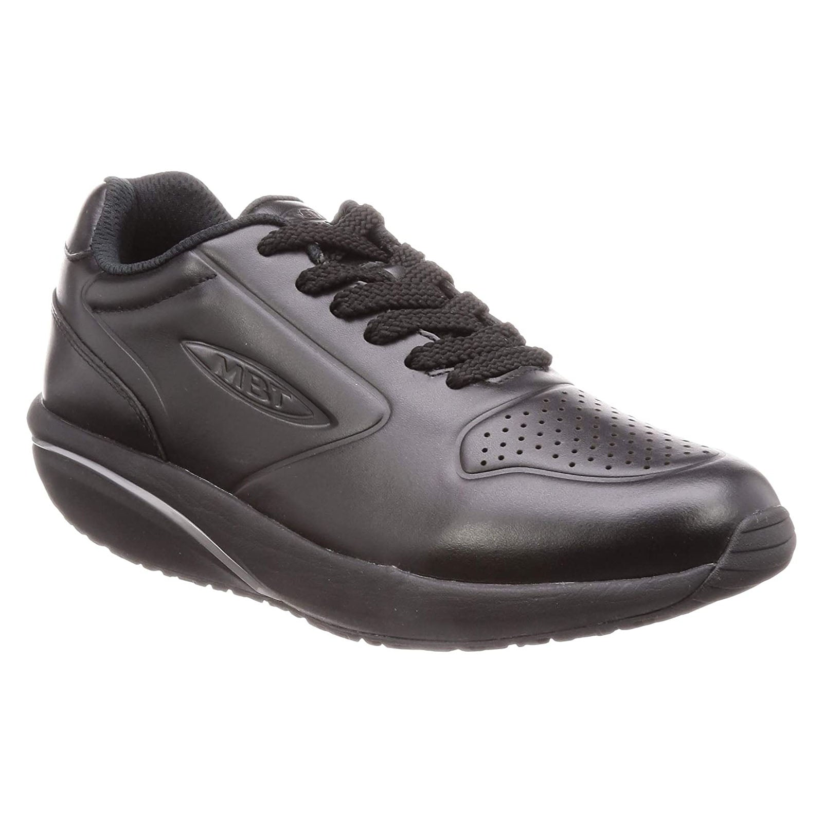 MBT 1997 700948 Leather Mens Trainers#color_black black