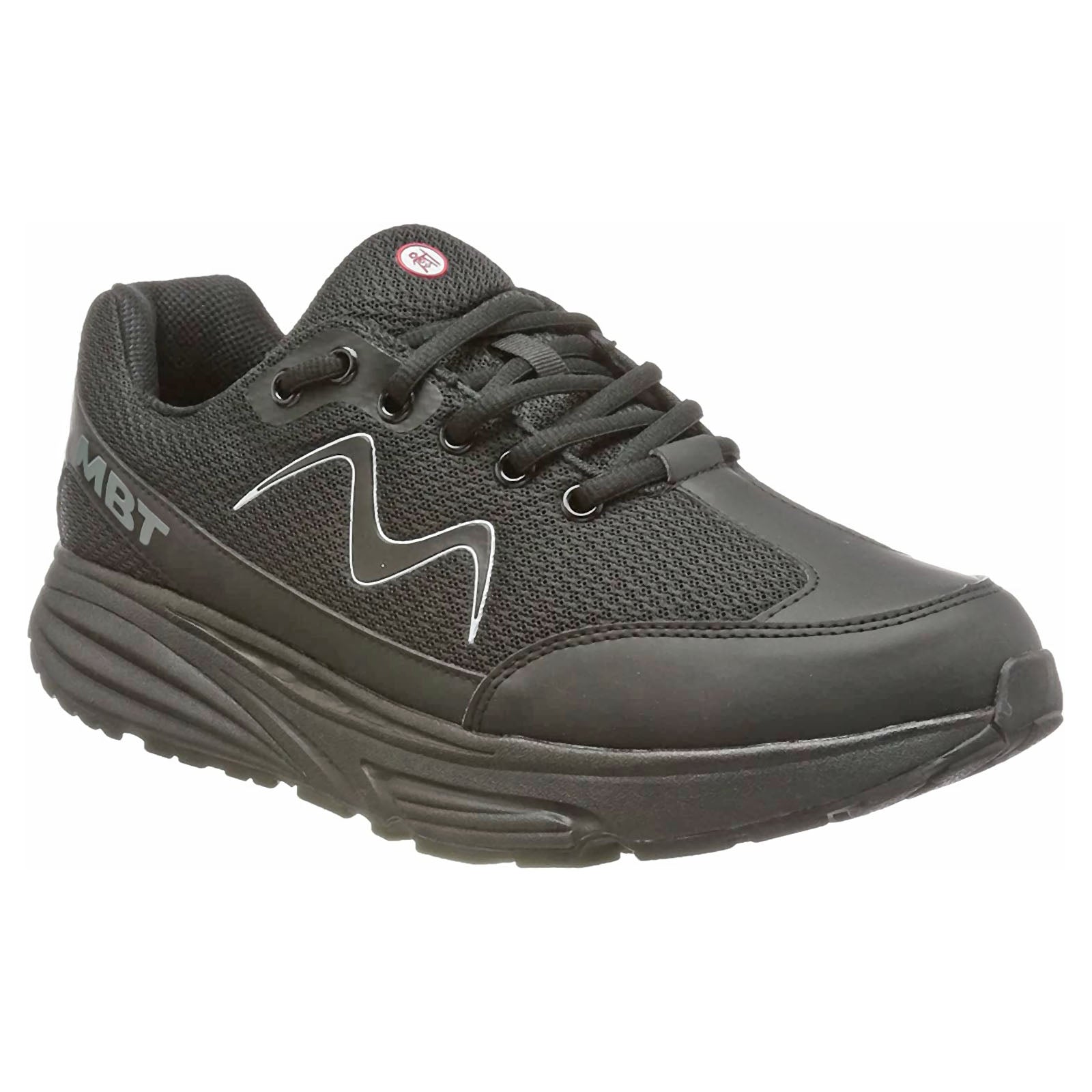MBT Sport 1 Textile Synthetic Womens Trainers#color_black