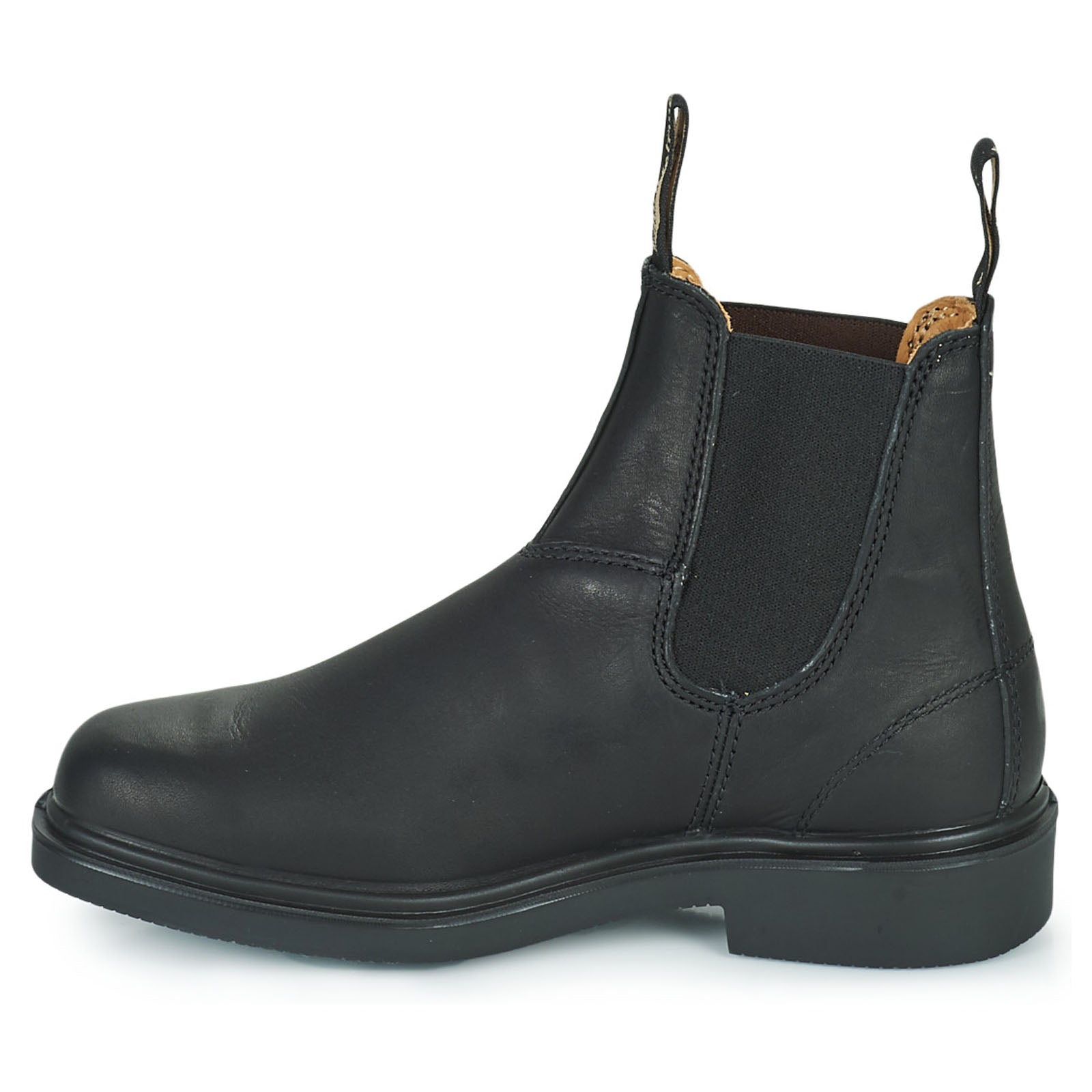Blundstone 068 068 Leather Unisex Boots - Black - 7.5#color_black
