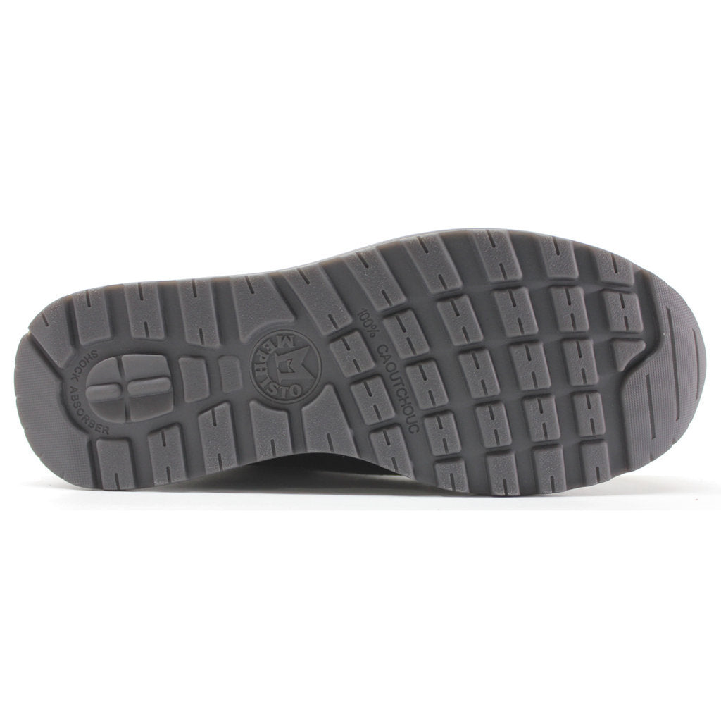 Mephisto Bradley Full Grain Leather Men's Sneakers#color_black