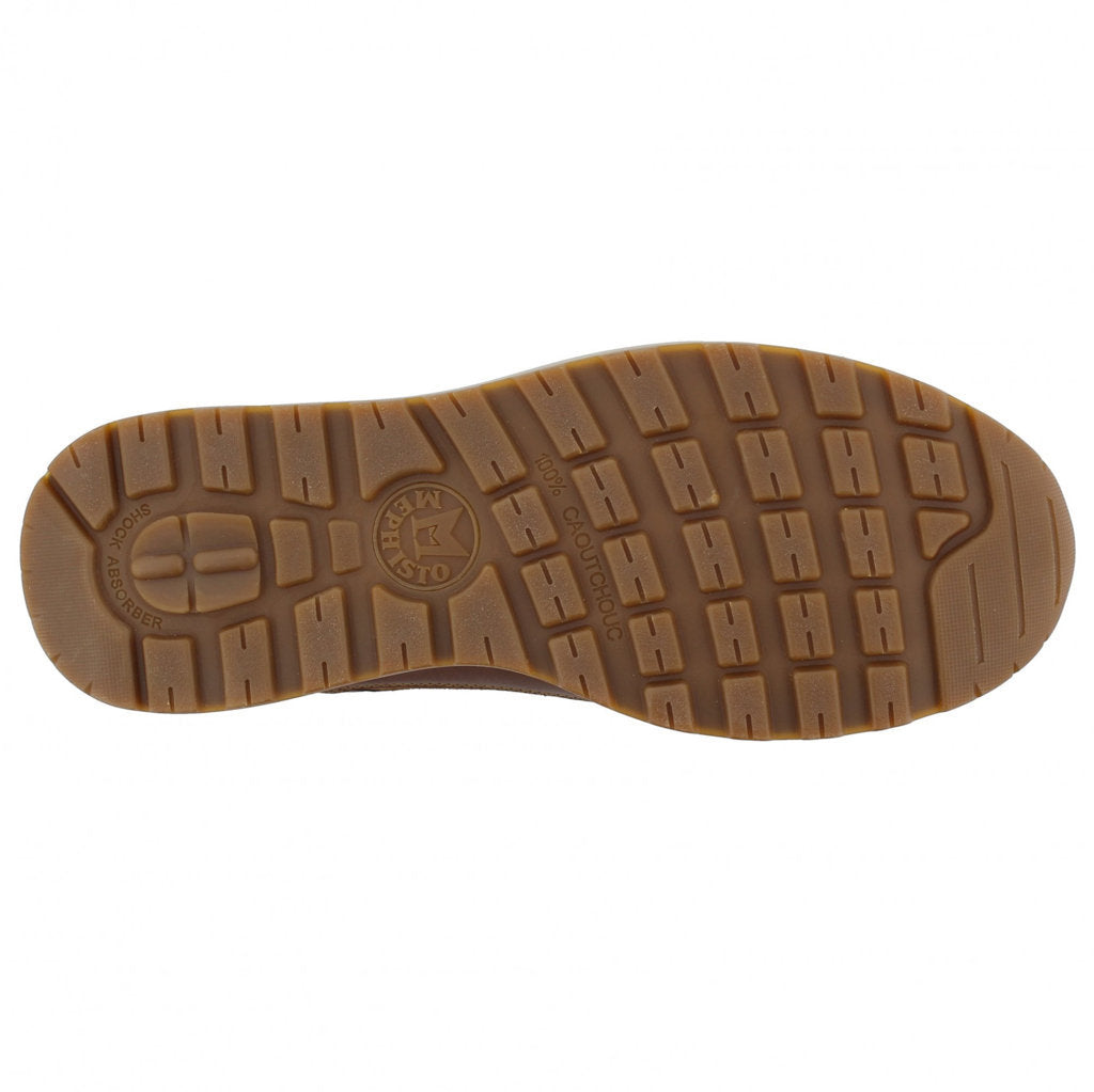 Mephisto Bradley Full Grain Leather Men's Sneakers#color_chestnut