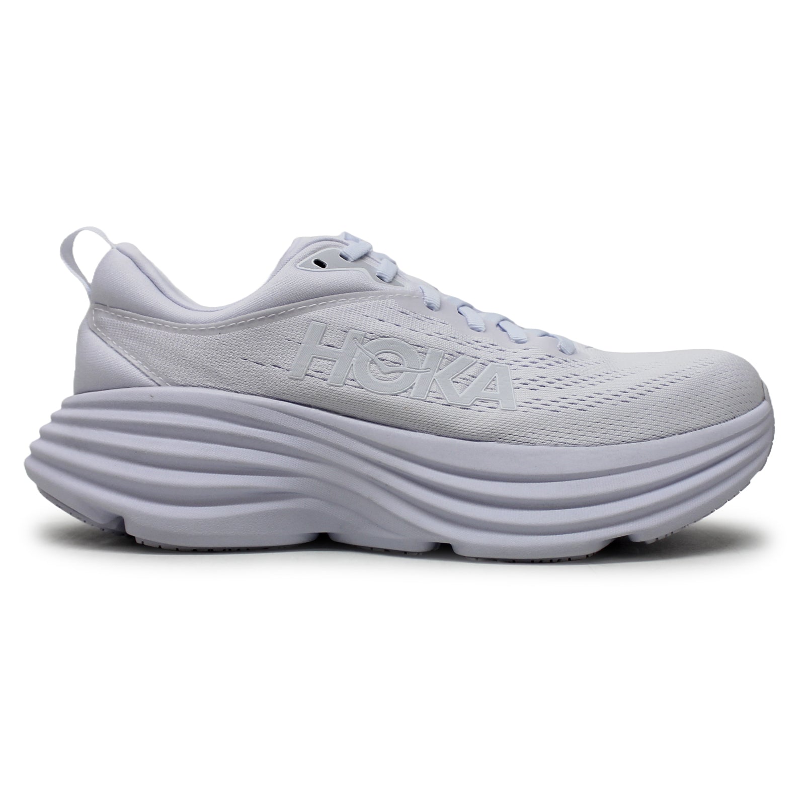 Hoka Bondi 8 Textile Women's Running Shoes#color_white white