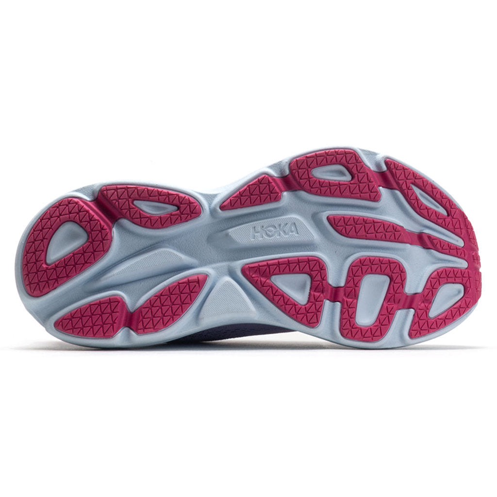 Hoka One One Bondi 8 Textile Womens Sneakers#color_chalk violet pastel lilac