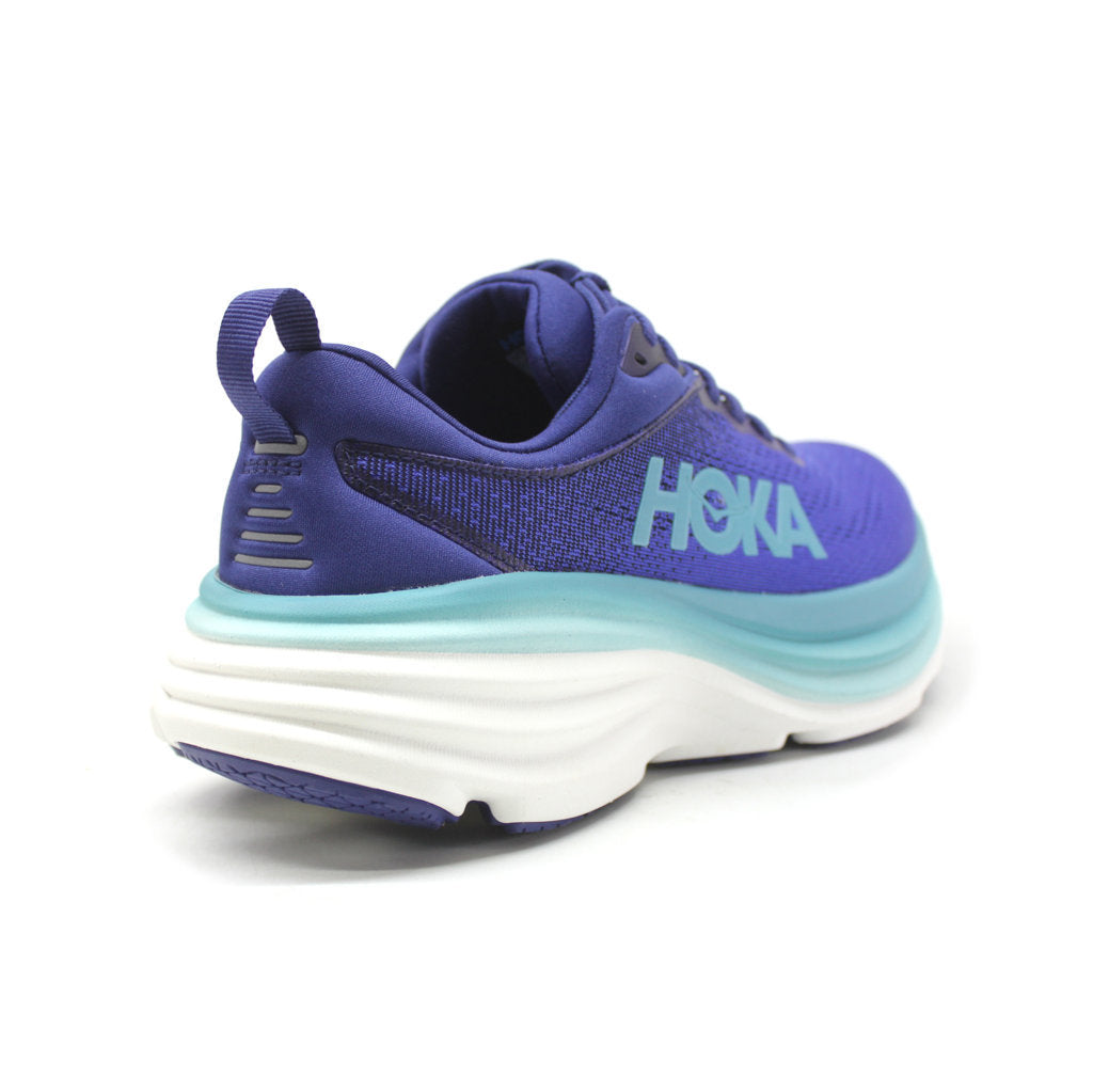 Hoka One One Bondi 8 Textile Womens Sneakers#color_bellweather blue evening sky