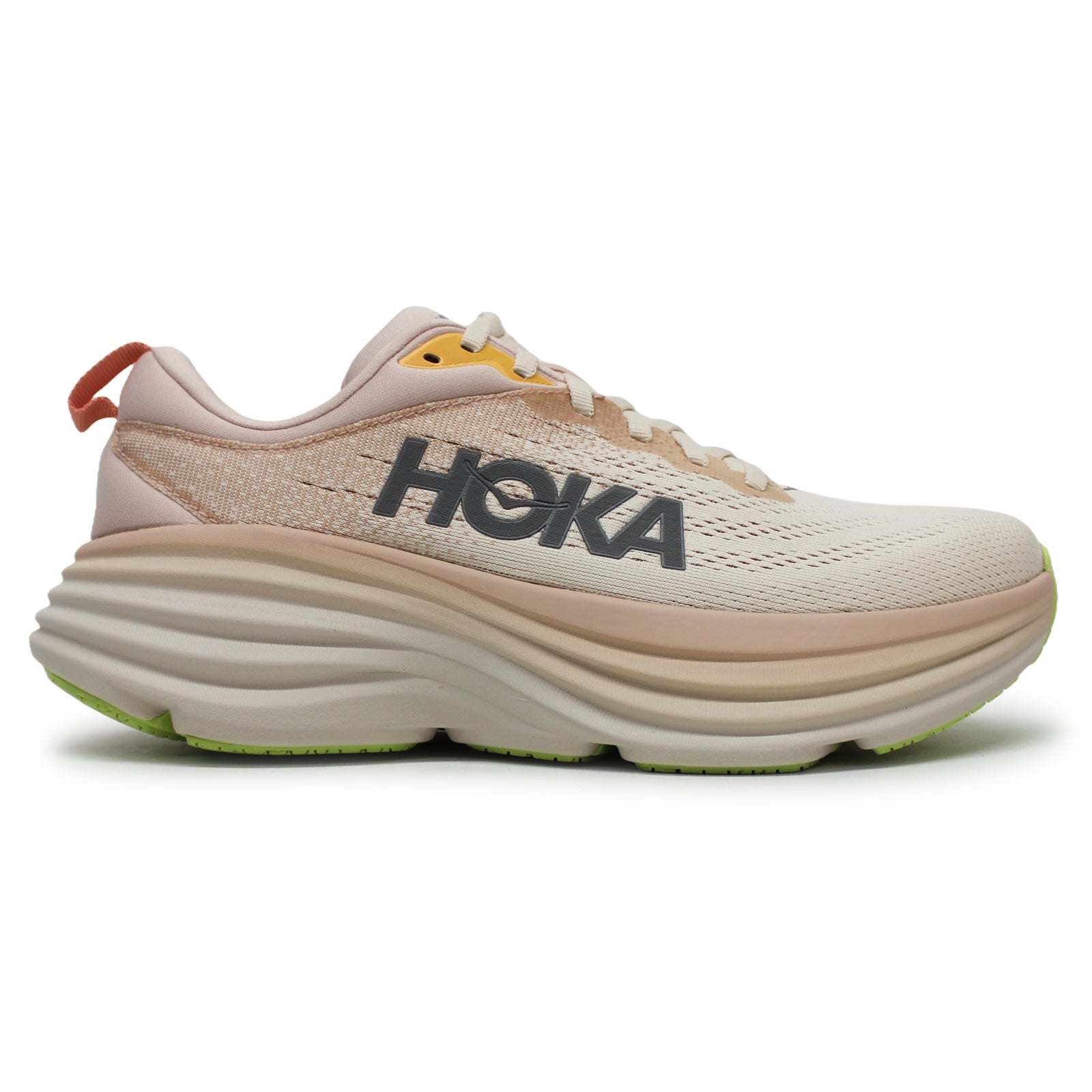 Hoka Bondi 8 Textile Women's Running Shoes#color_cream vanilla