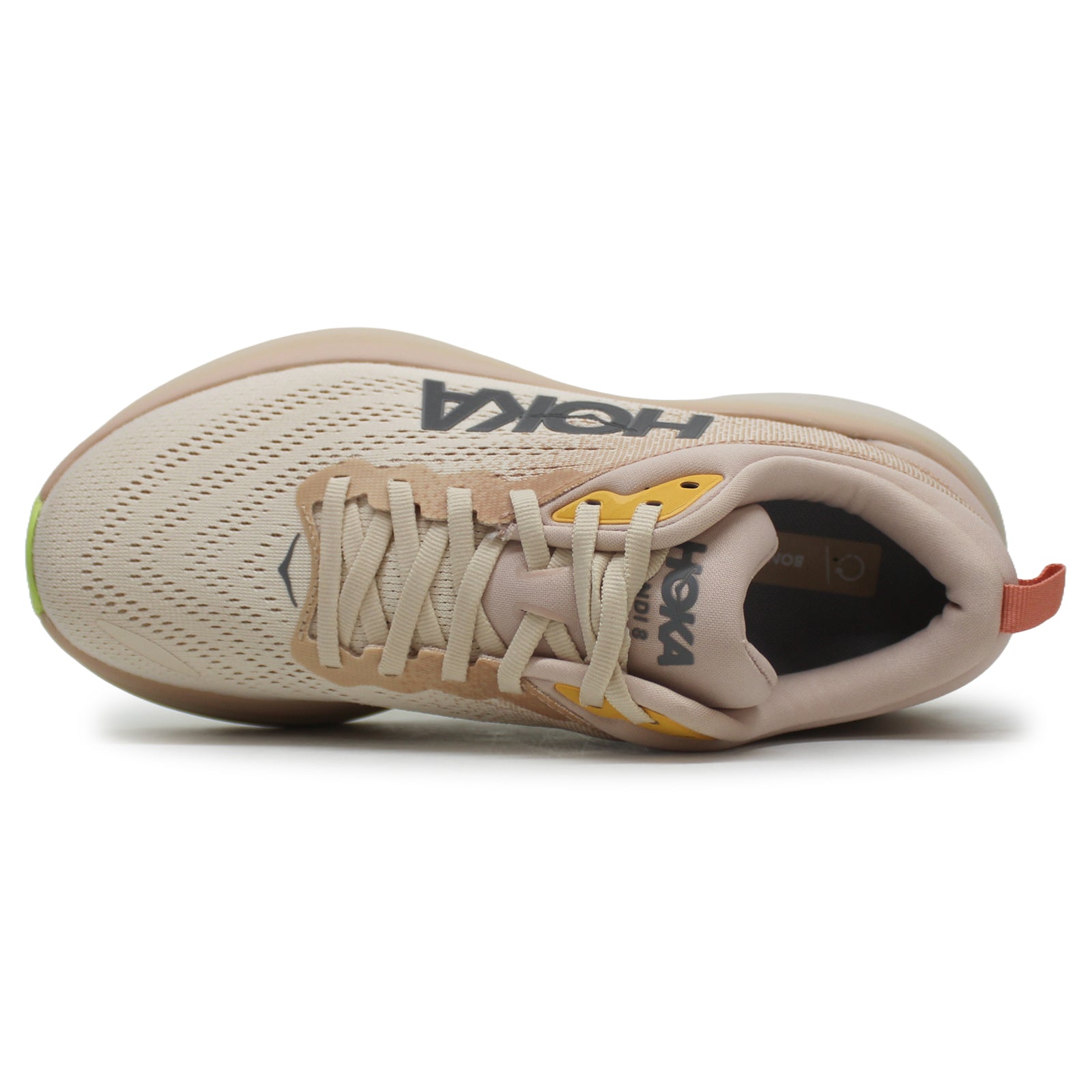 Hoka Bondi 8 Textile Women's Running Shoes#color_cream vanilla