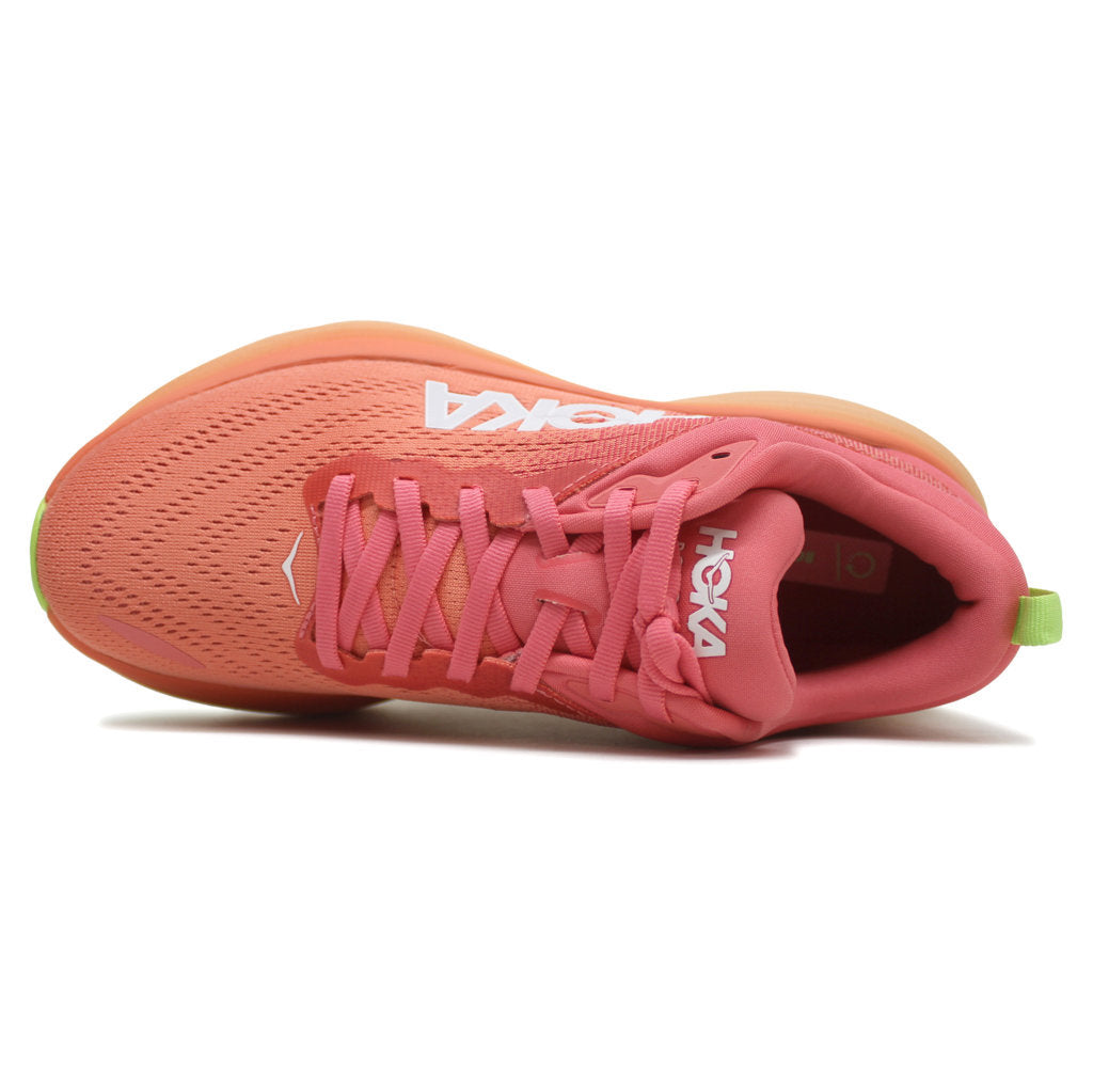 Hoka Bondi 8 Textile Women's Running Shoes#color_coral papaya