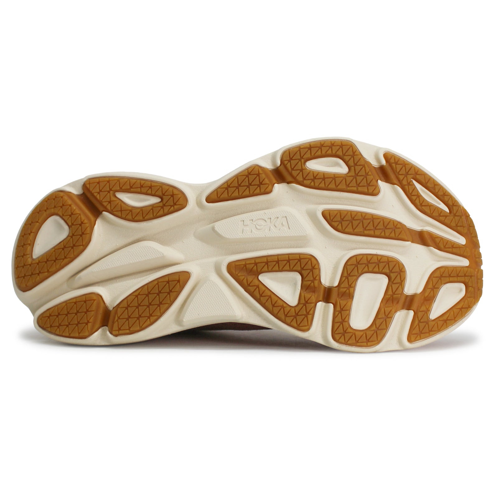 Hoka Bondi 8 Textile Womens Trainers#color_sandstone cream