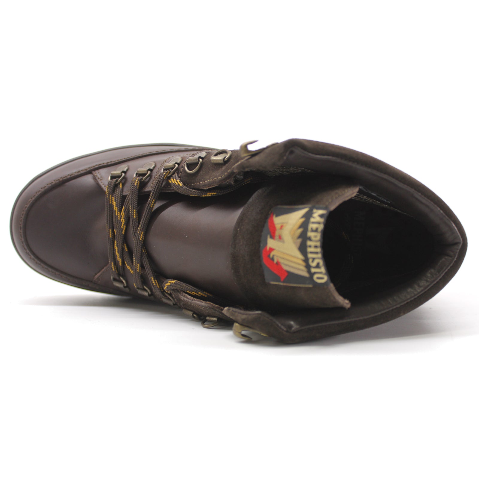 Mephisto Rody MT Nubuck Mens Trainers#color_dark brown