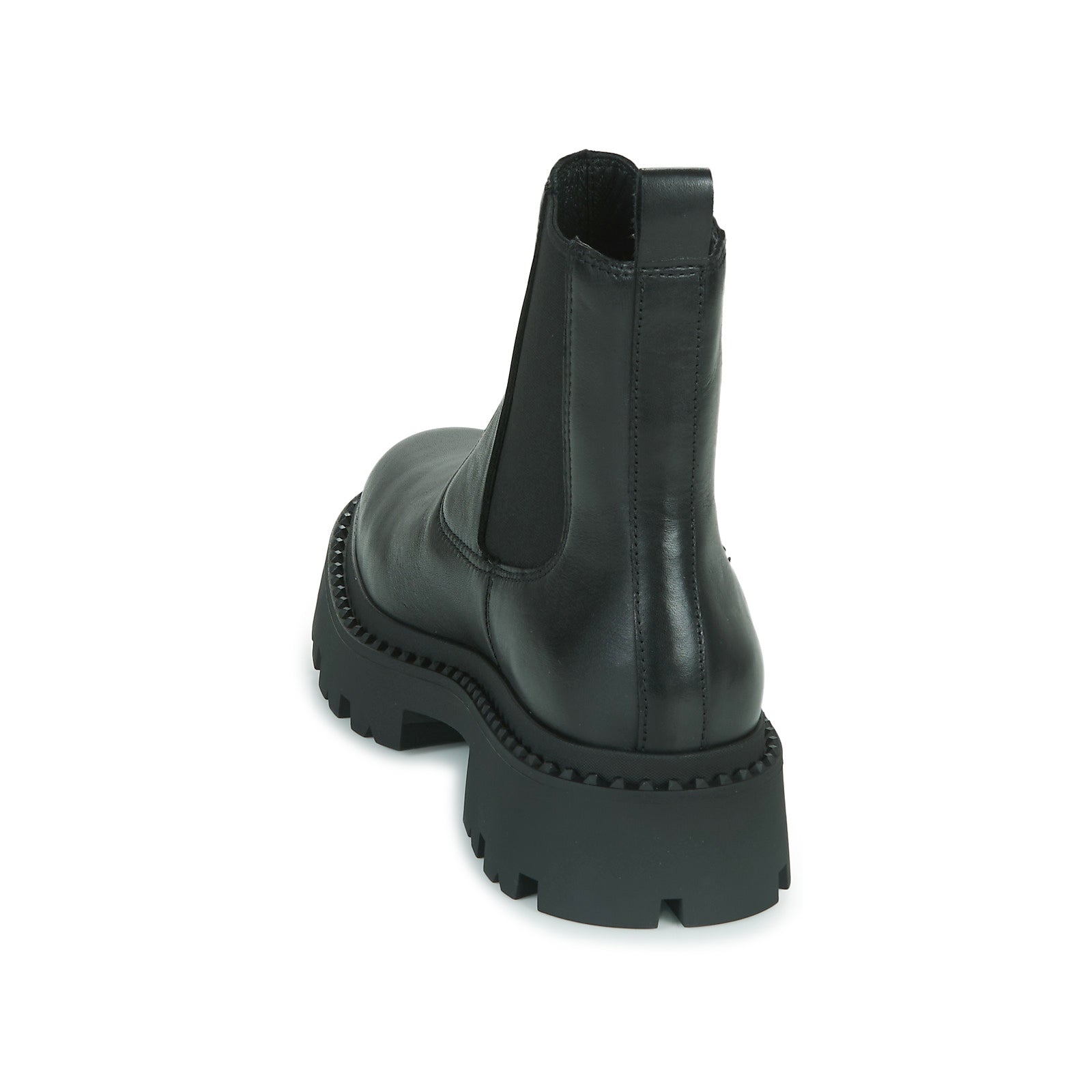 Ash Genesis Leather Womens Boots#color_black