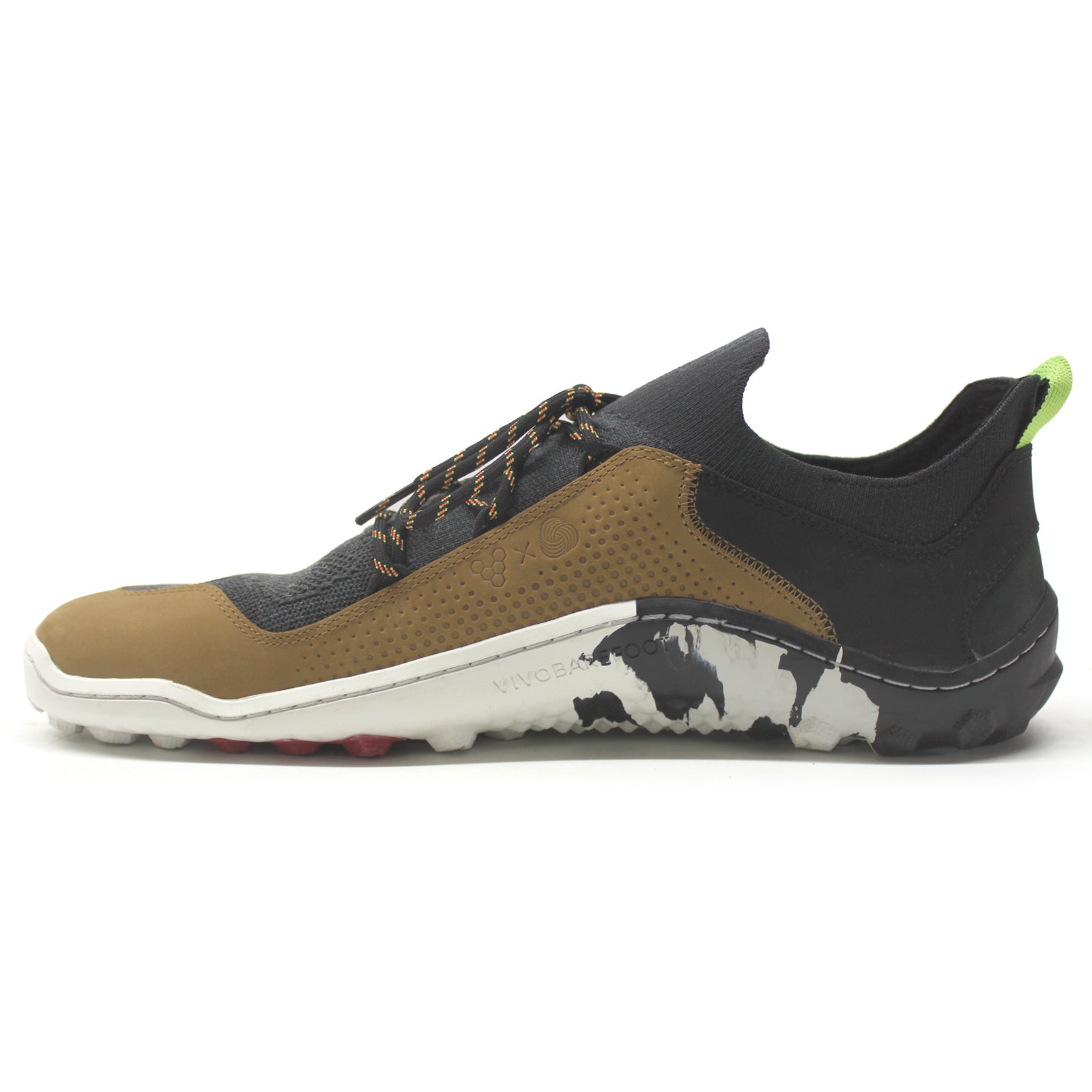 Vivobarefoot Tracker Decon Low FG2 Leather Textile Womens Trainers#color_tan