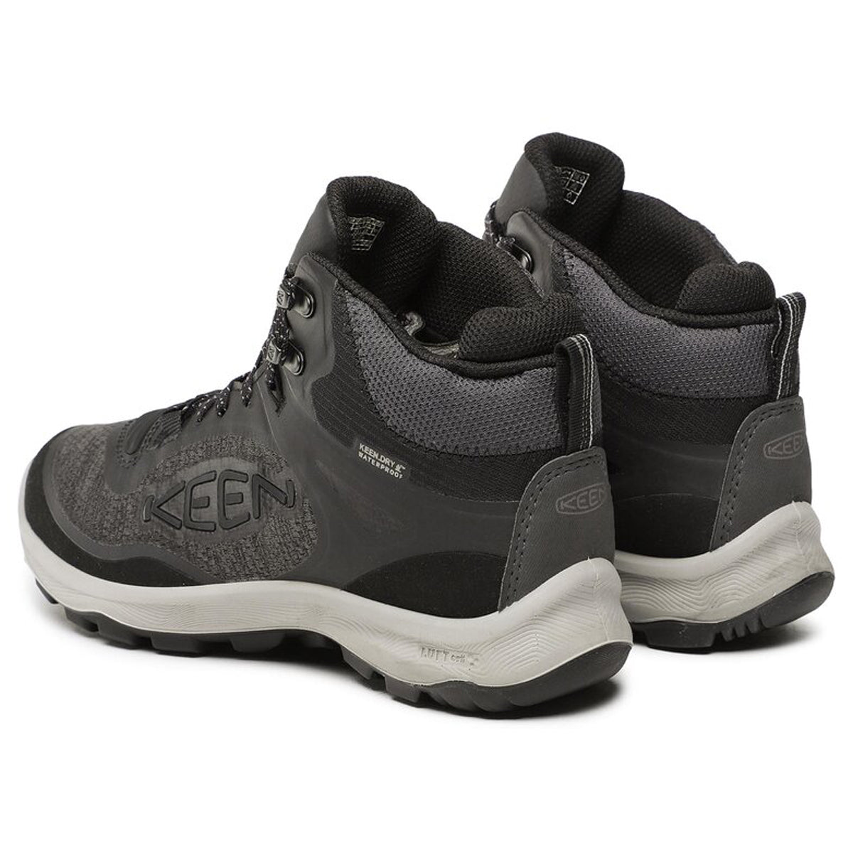 Keen Terradora Flex Mid 1026879 Textile Synthetic Womens Boots - Black Steel Grey - 40#color_black steel grey