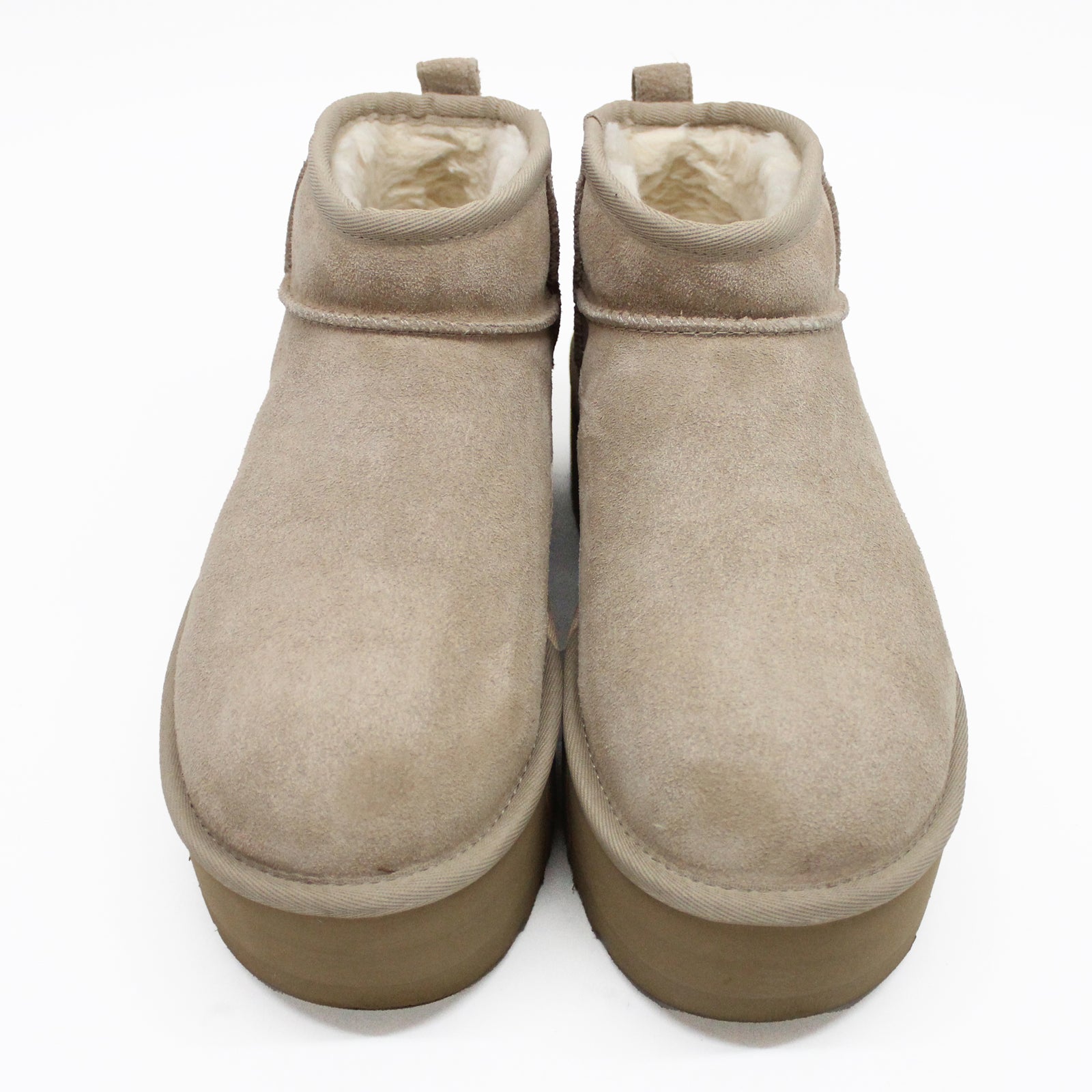 Ugg Classic Ultra Mini Platform 1135092-SAN Suede Womens Boots - Sand - 39#color_sand