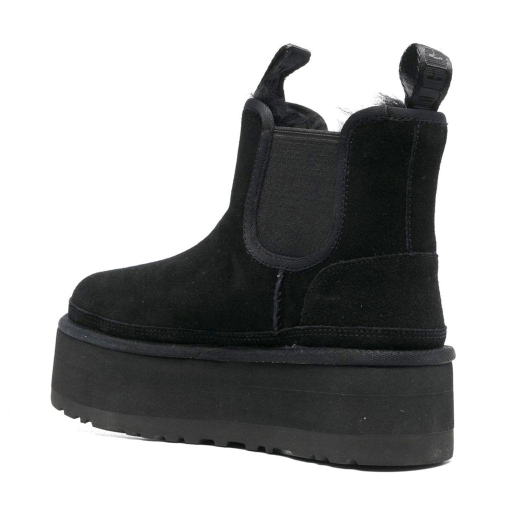 UGG Neumel Suede Sheepskin Women s Platform Chelsea Boots