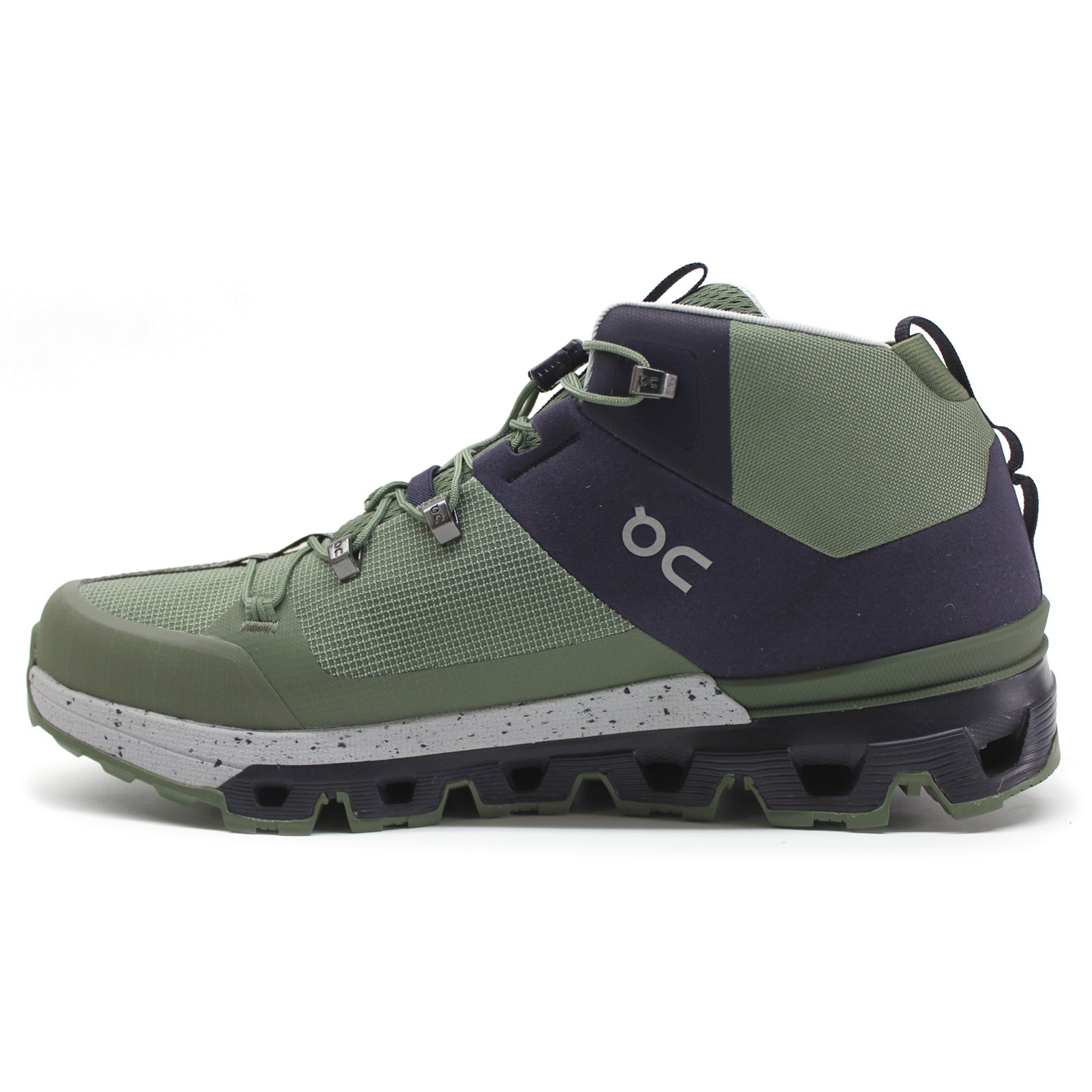 On Cloudtrax Textile Synthetic Womens Boots#color_midnight glacier