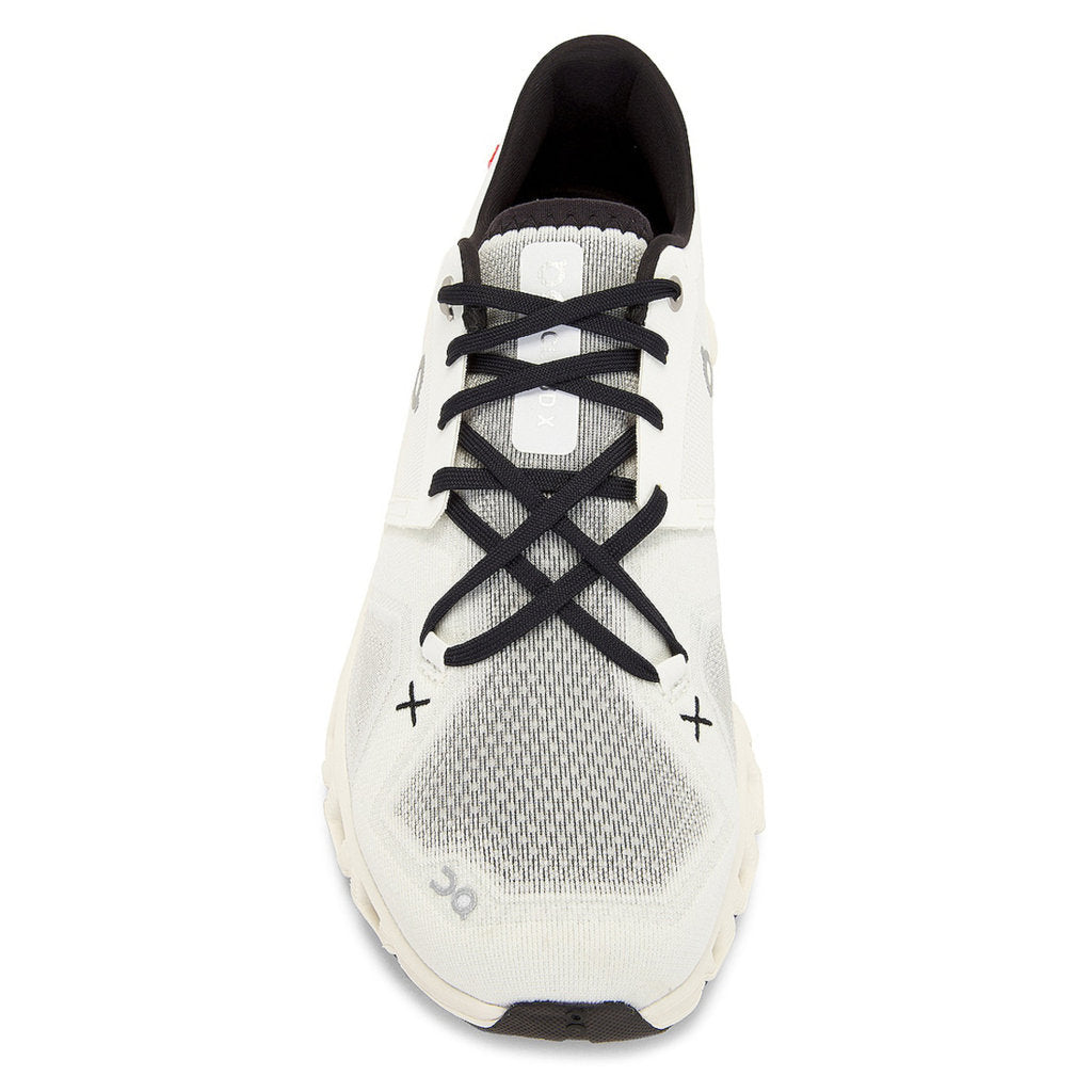 On Cloud X 3 Textile Synthetic Mens Sneakers#color_ivory black