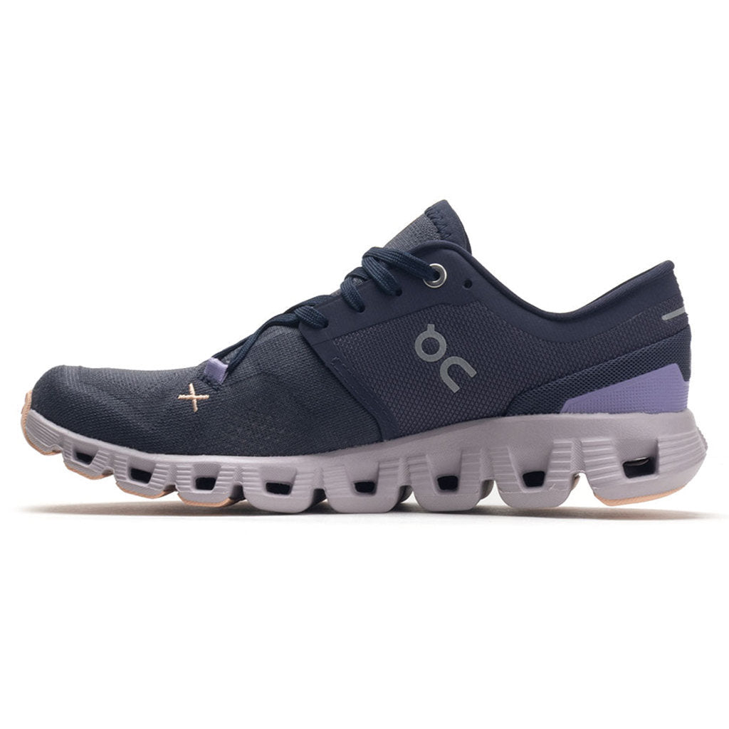 On Running Cloud X 3 Textile Women's Low-Top Sneakers#color_iron fade